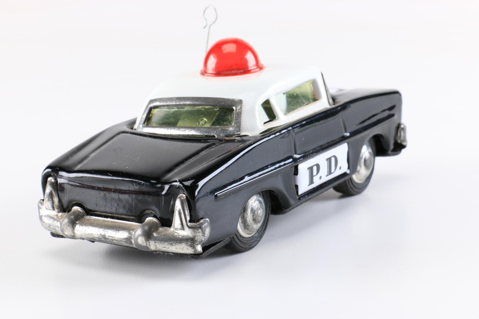 Tin Toy Police and Fire Vehicles