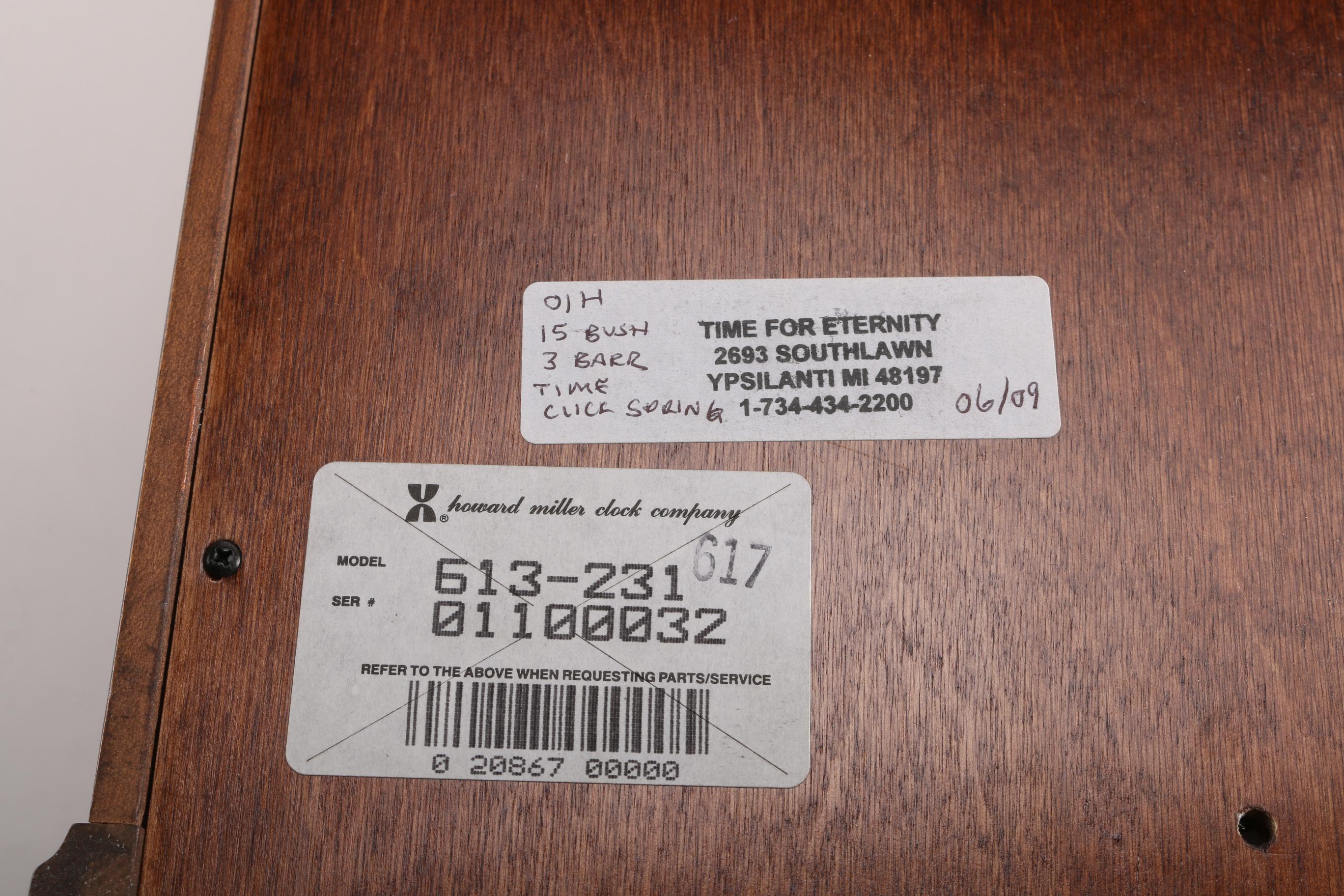 Howard Miller Regulator Wall Clock