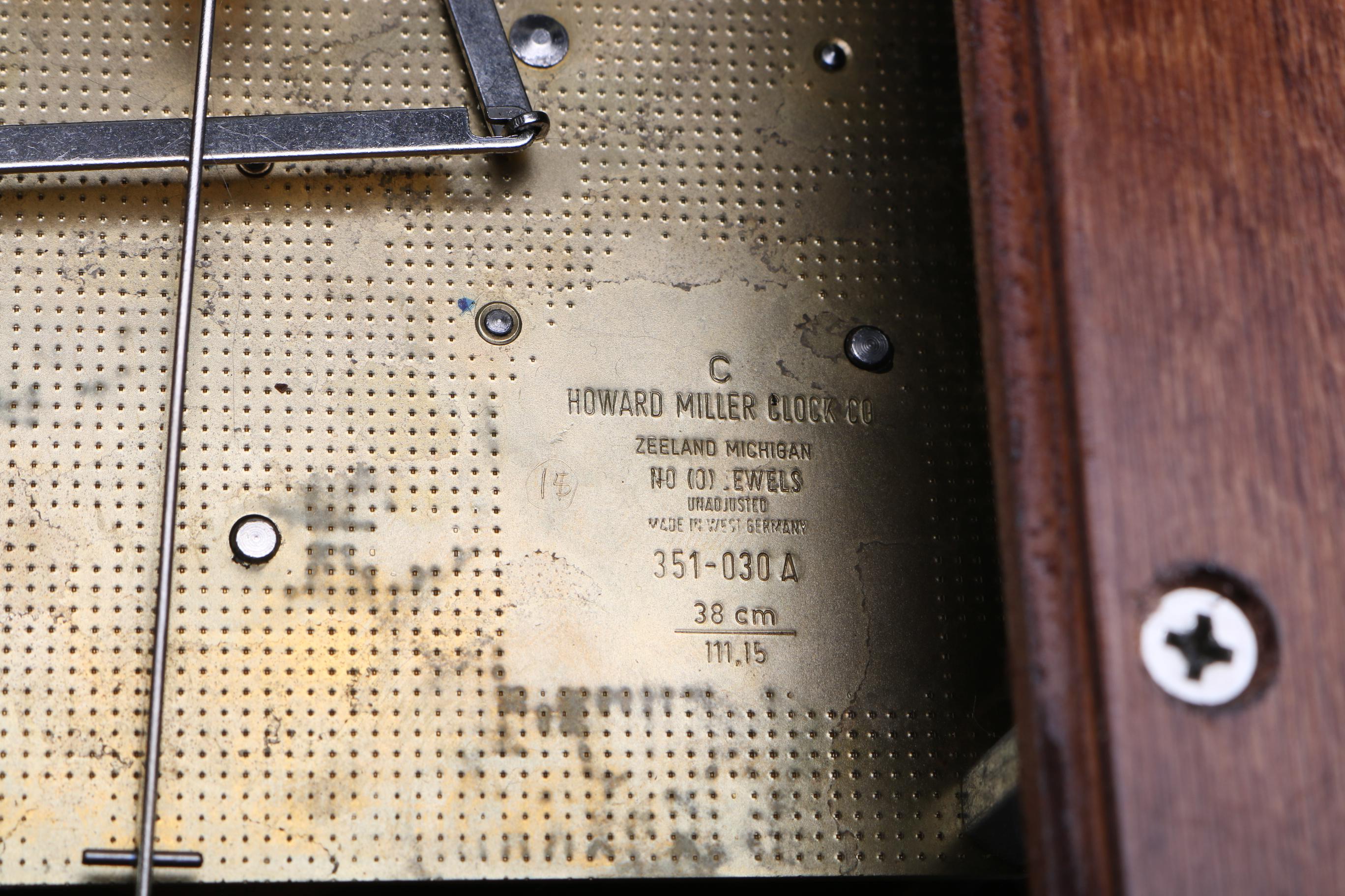 Howard Miller Regulator Wall Clock