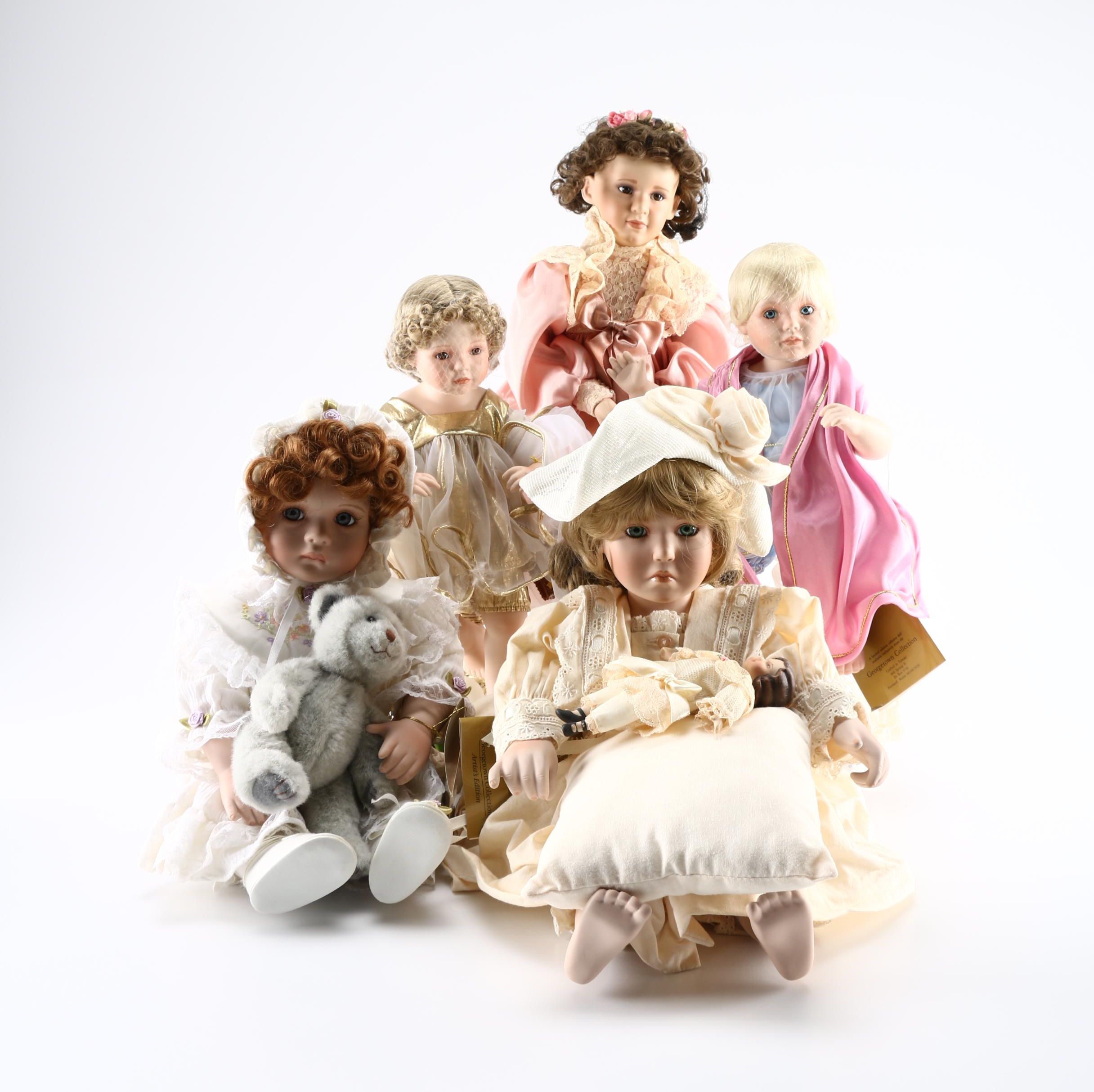 Georgetown Collection Bisque Dolls