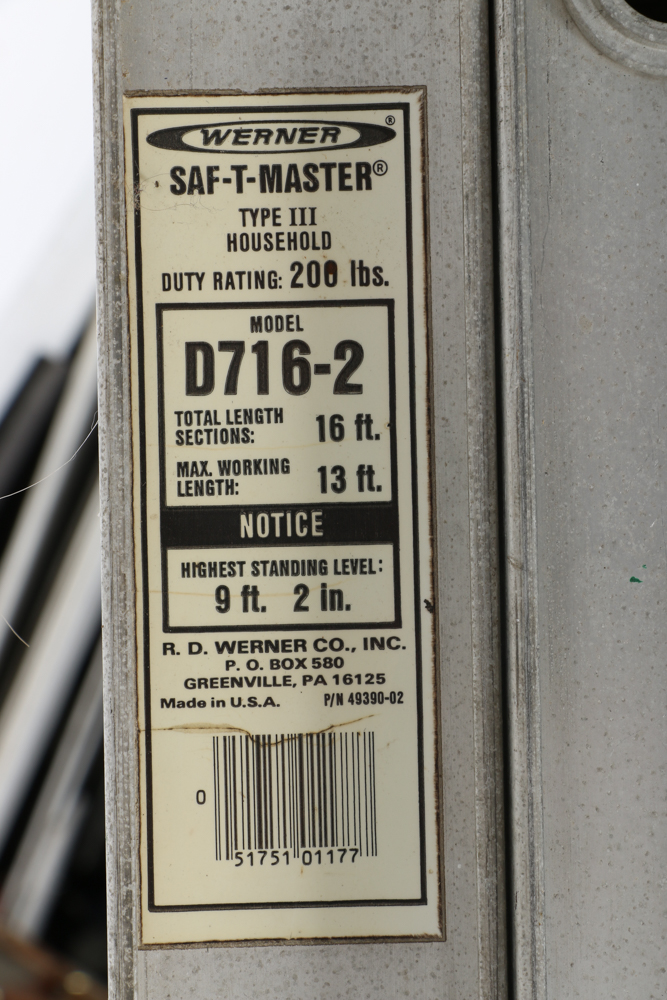 Werner and Keller Ladders