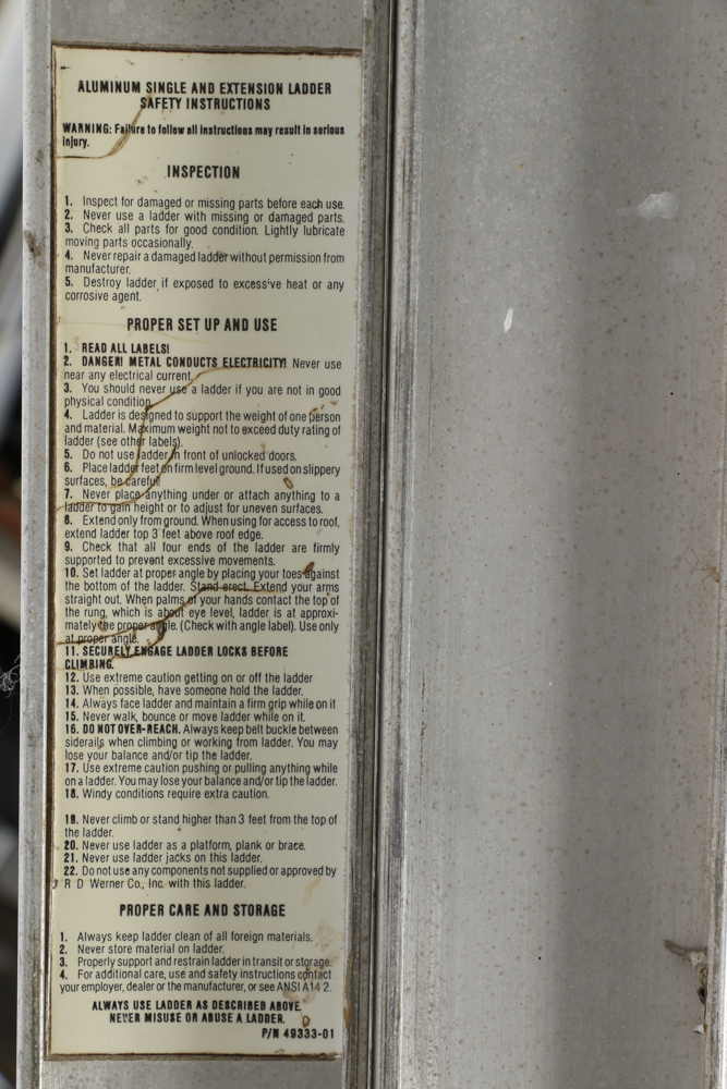 Werner and Keller Ladders