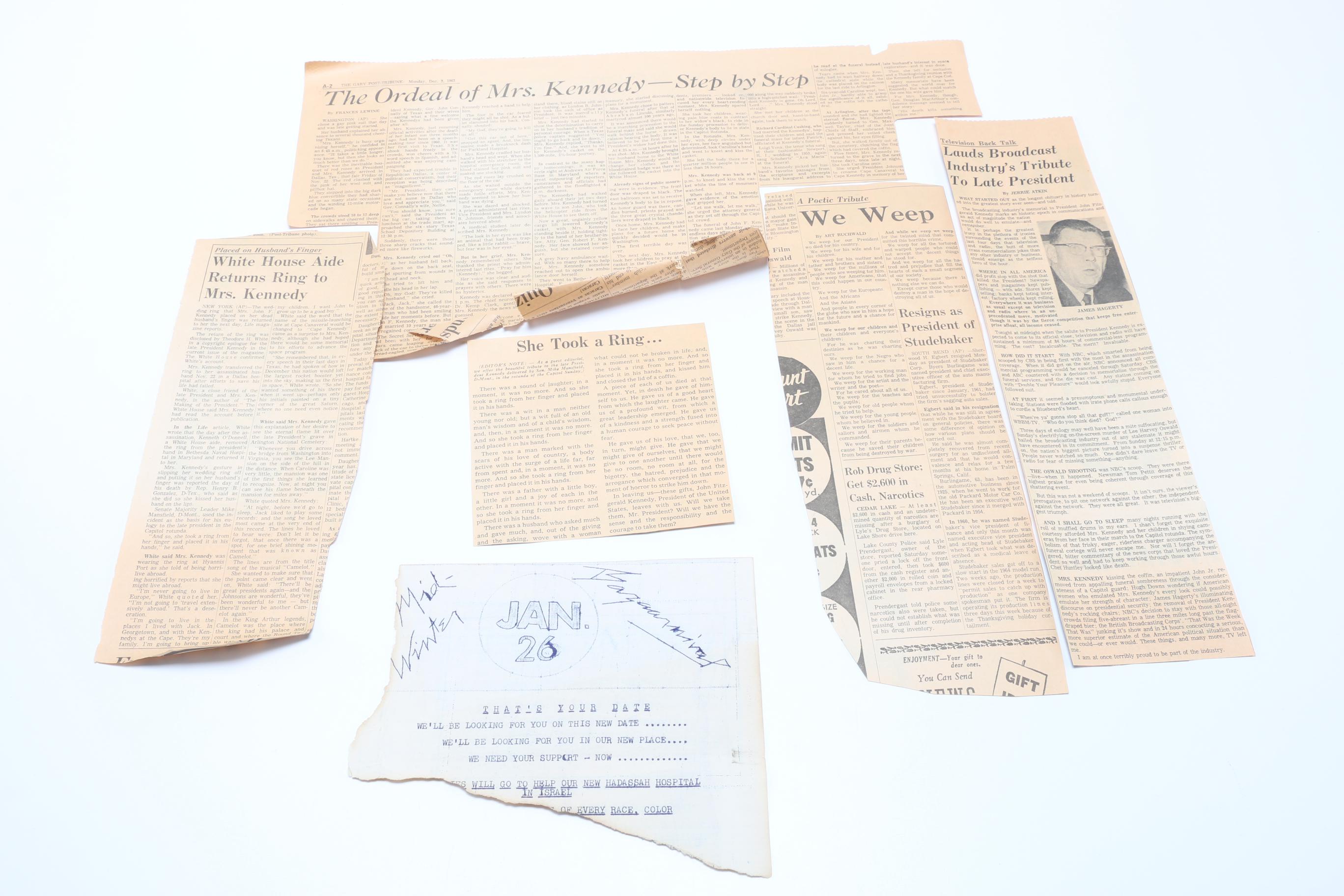 John F. Kennedy Collection Including "Four Days"