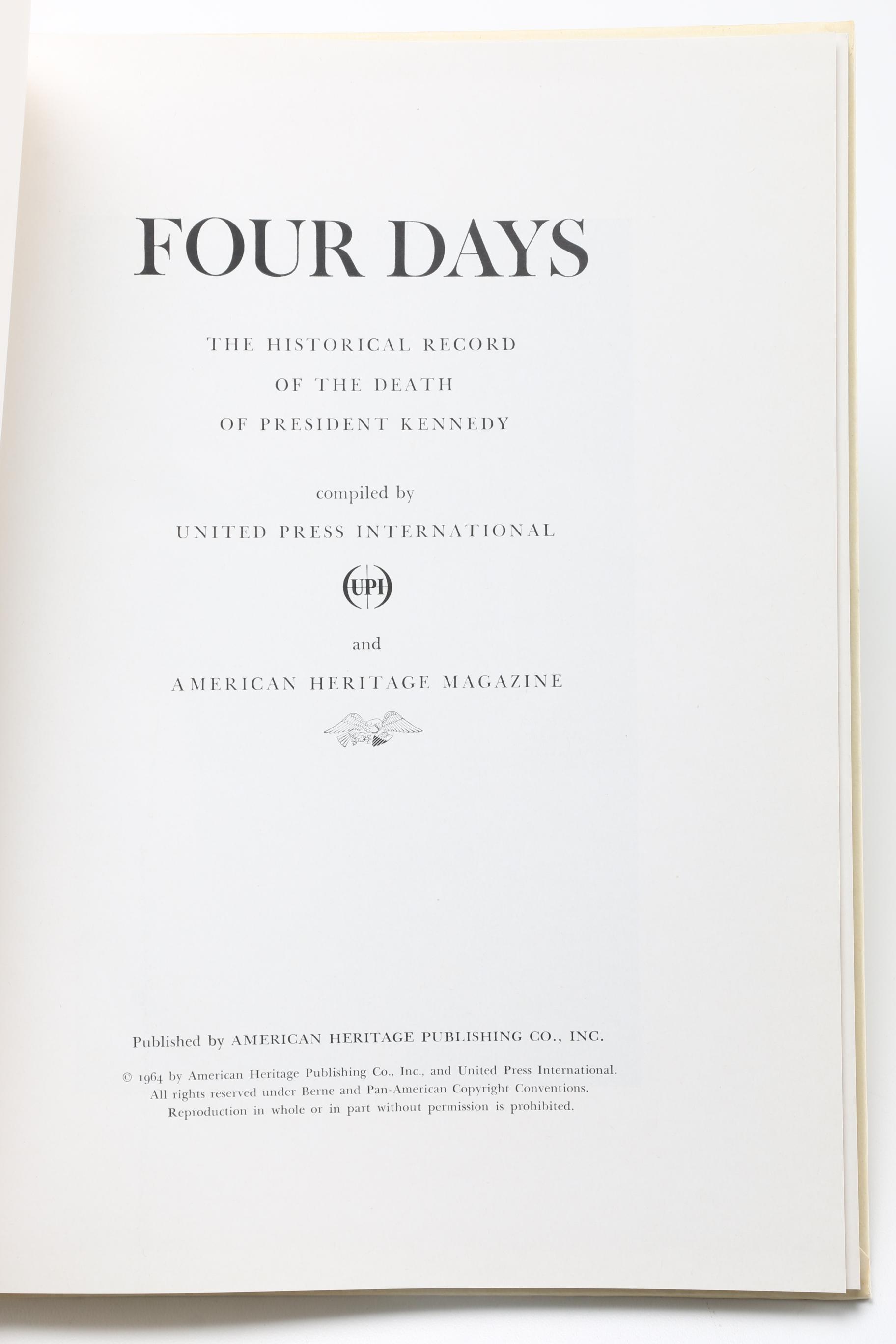 John F. Kennedy Collection Including "Four Days"