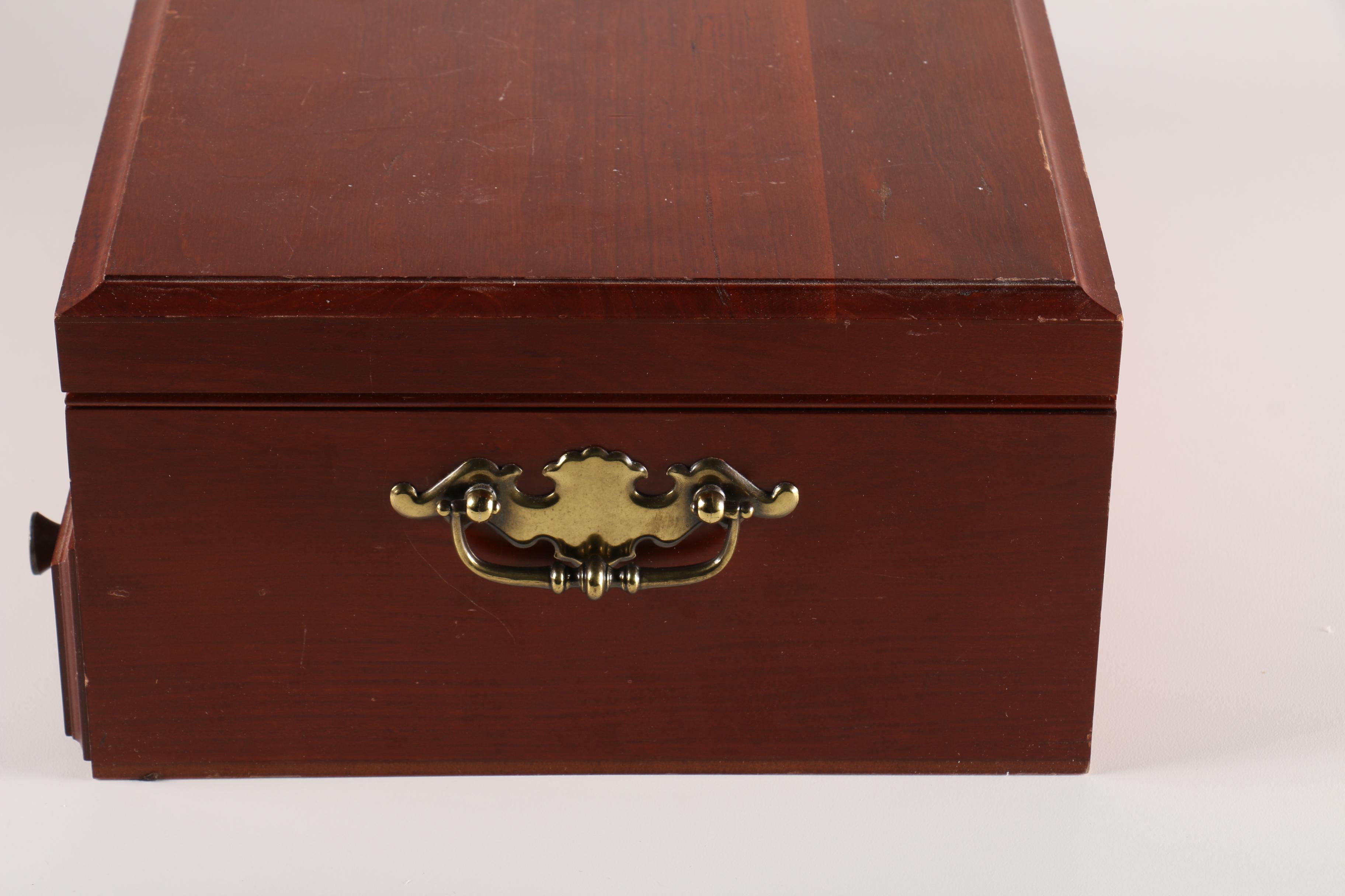 Gorham "Washington Irving" Silver Plate Flatware Set For Twelve