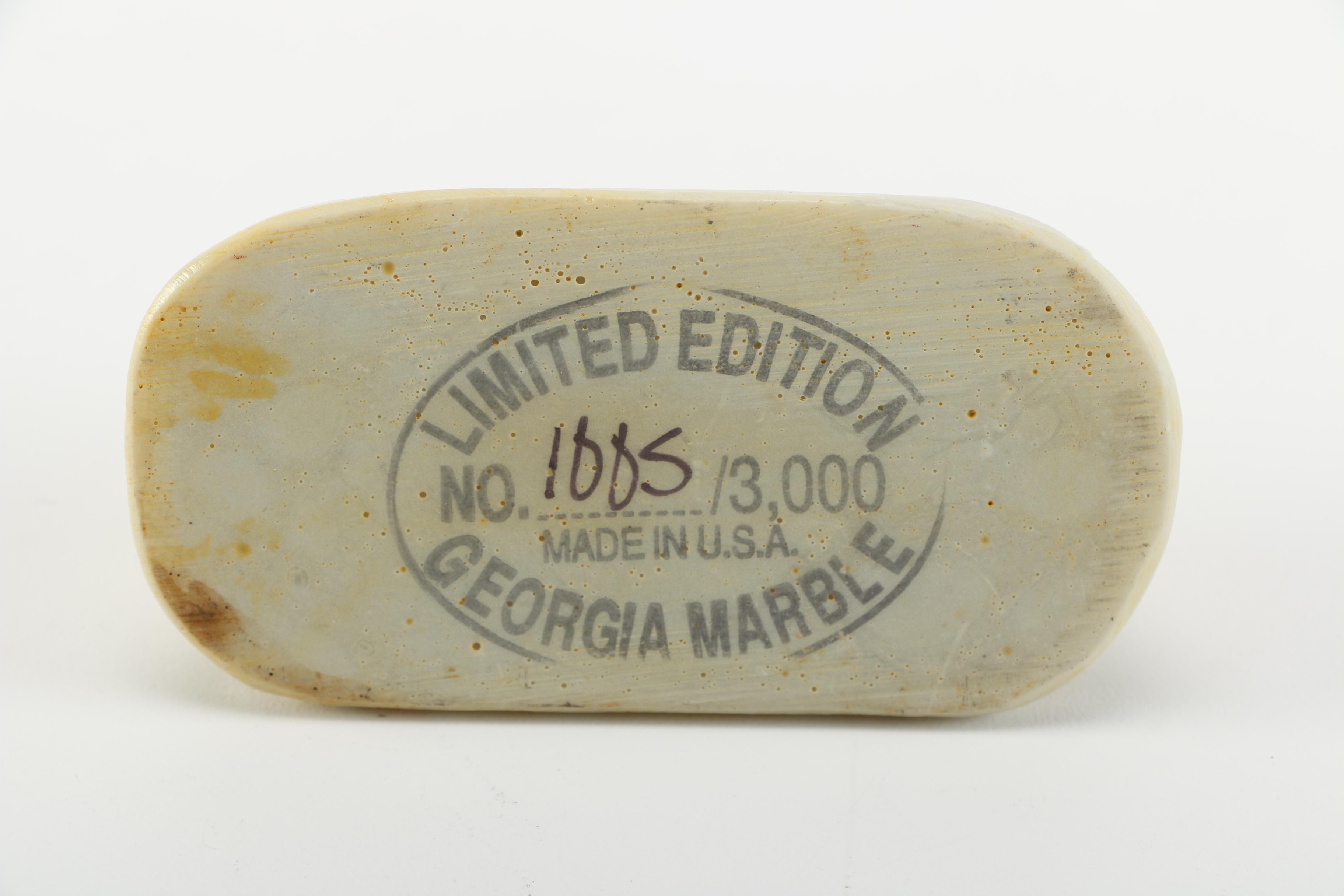 Georgia Marble Company Limited Edition Carved School Bus and Train