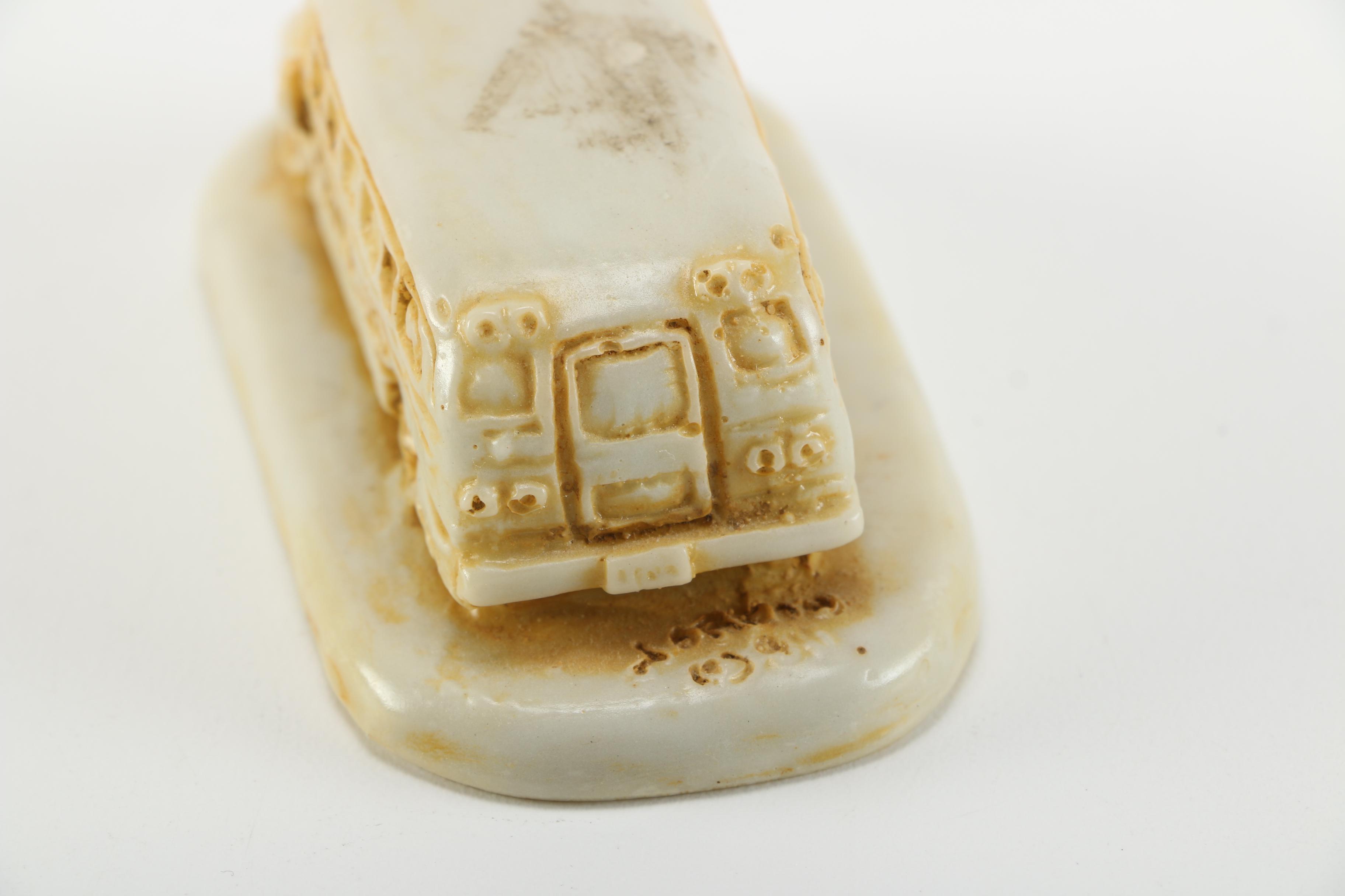 Georgia Marble Company Limited Edition Carved School Bus and Train