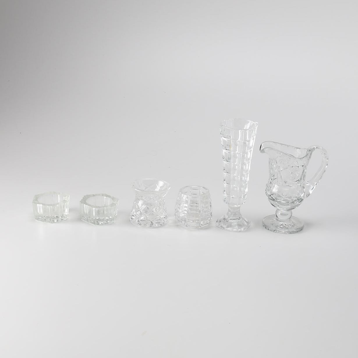 Diminutive Crystal Tableware