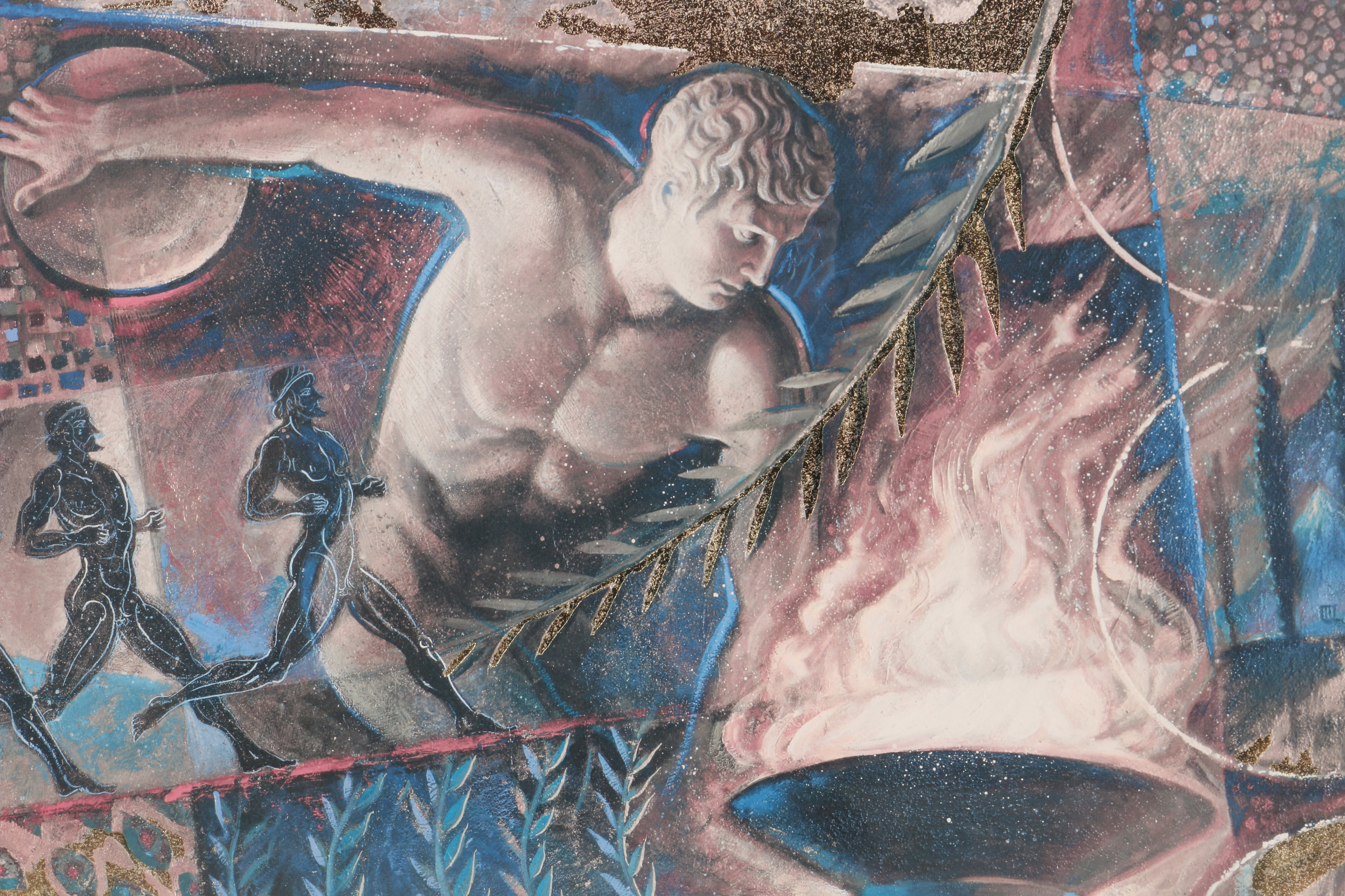 Euripides Kastaris Offset Lithograph