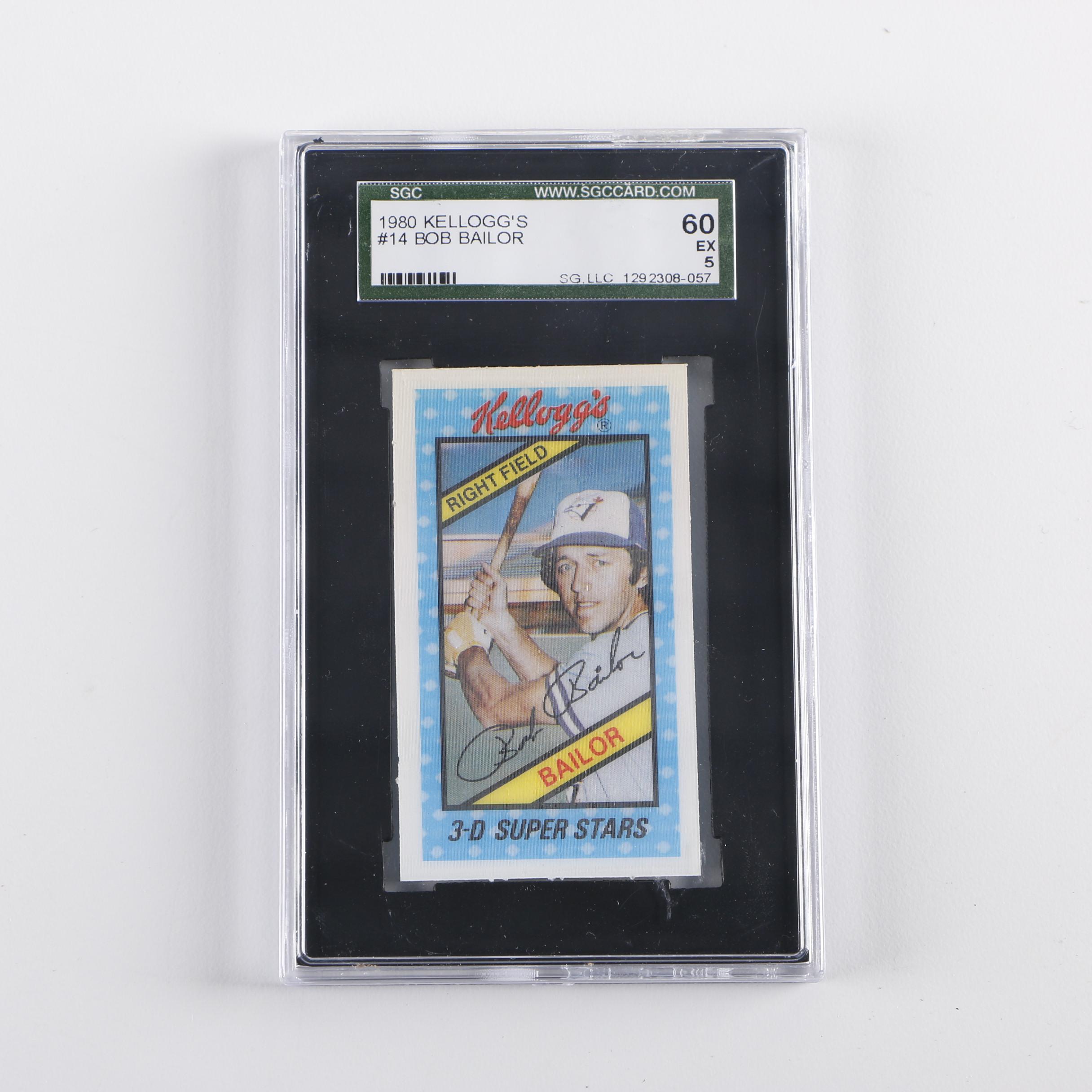 1980 Kellogg's "3D Super Stars" Baseball Cards