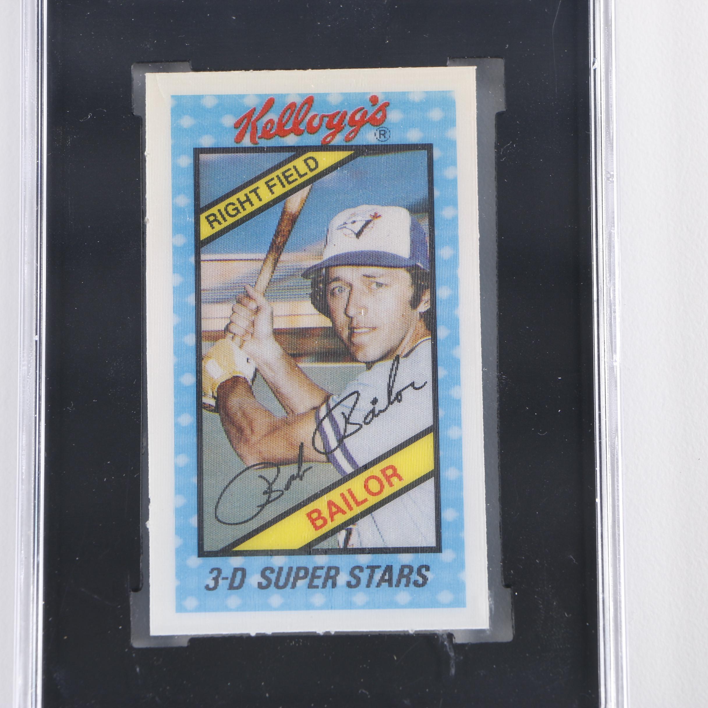 1980 Kellogg's "3D Super Stars" Baseball Cards