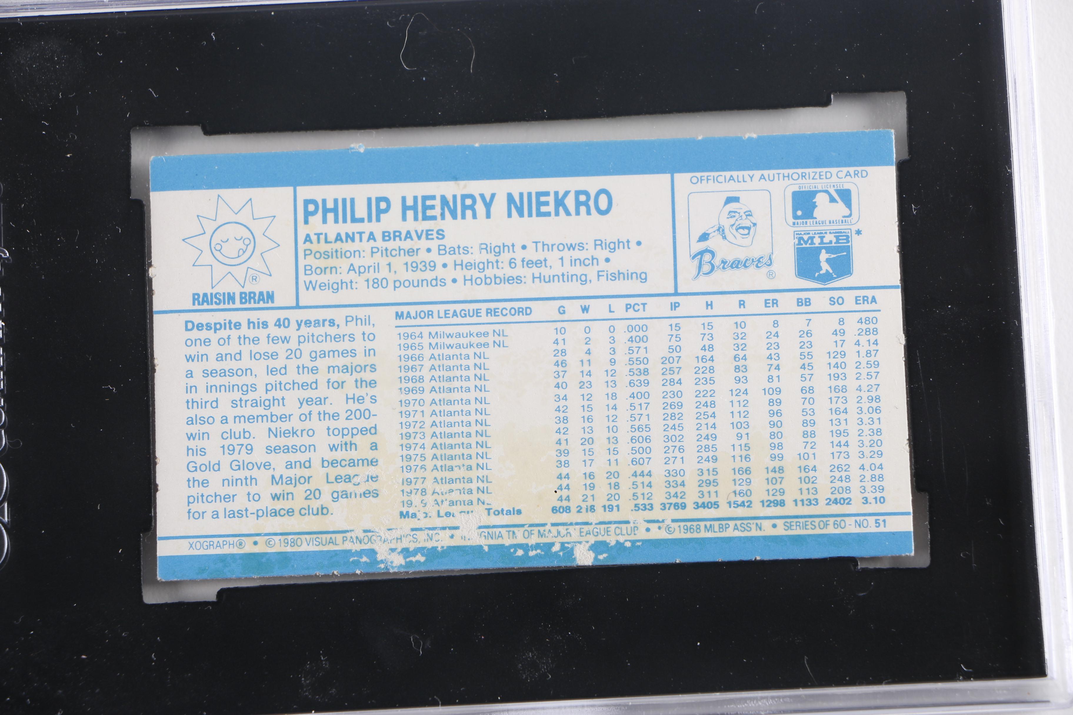 1980 Kellogg's "3D Super Stars" Baseball Cards