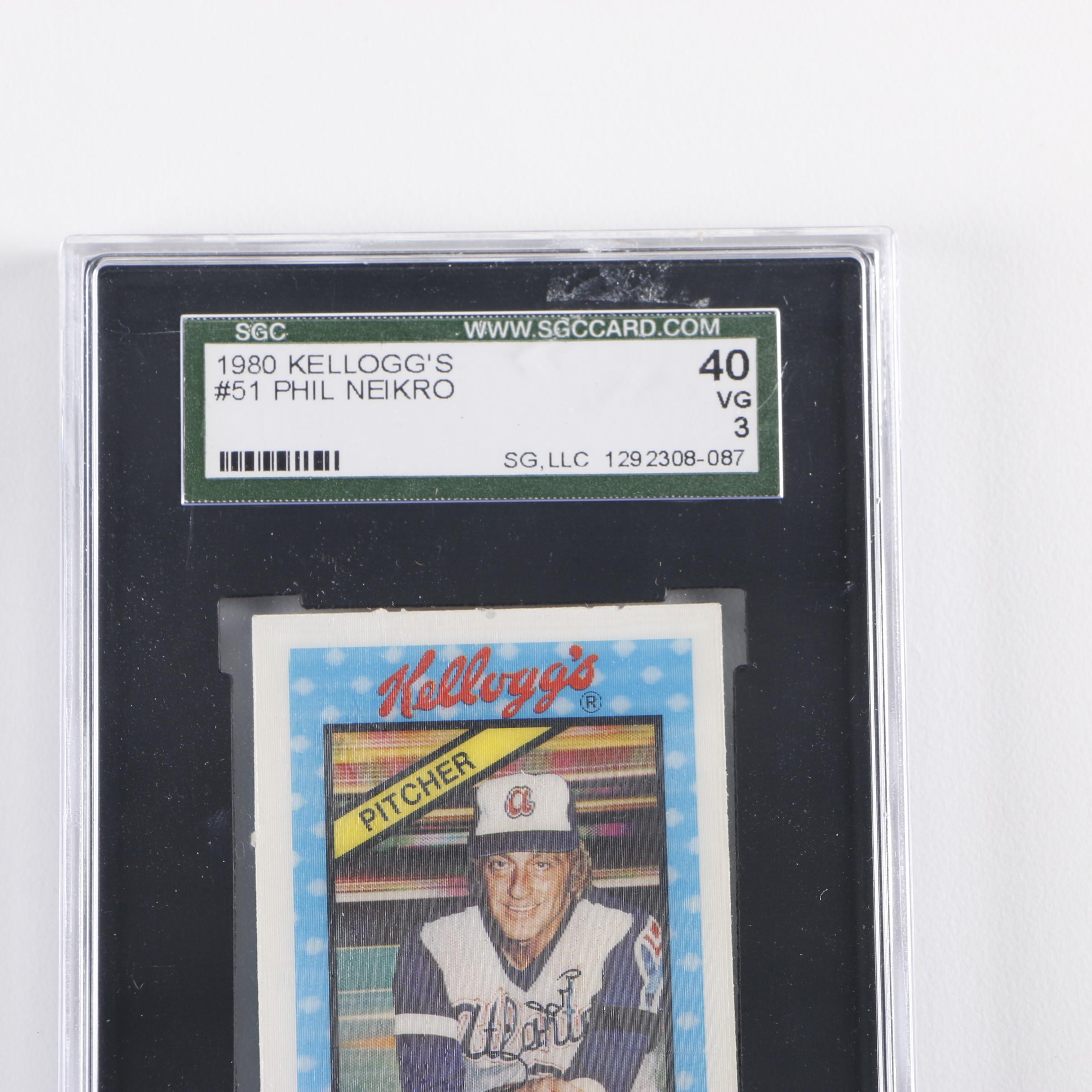 1980 Kellogg's "3D Super Stars" Baseball Cards