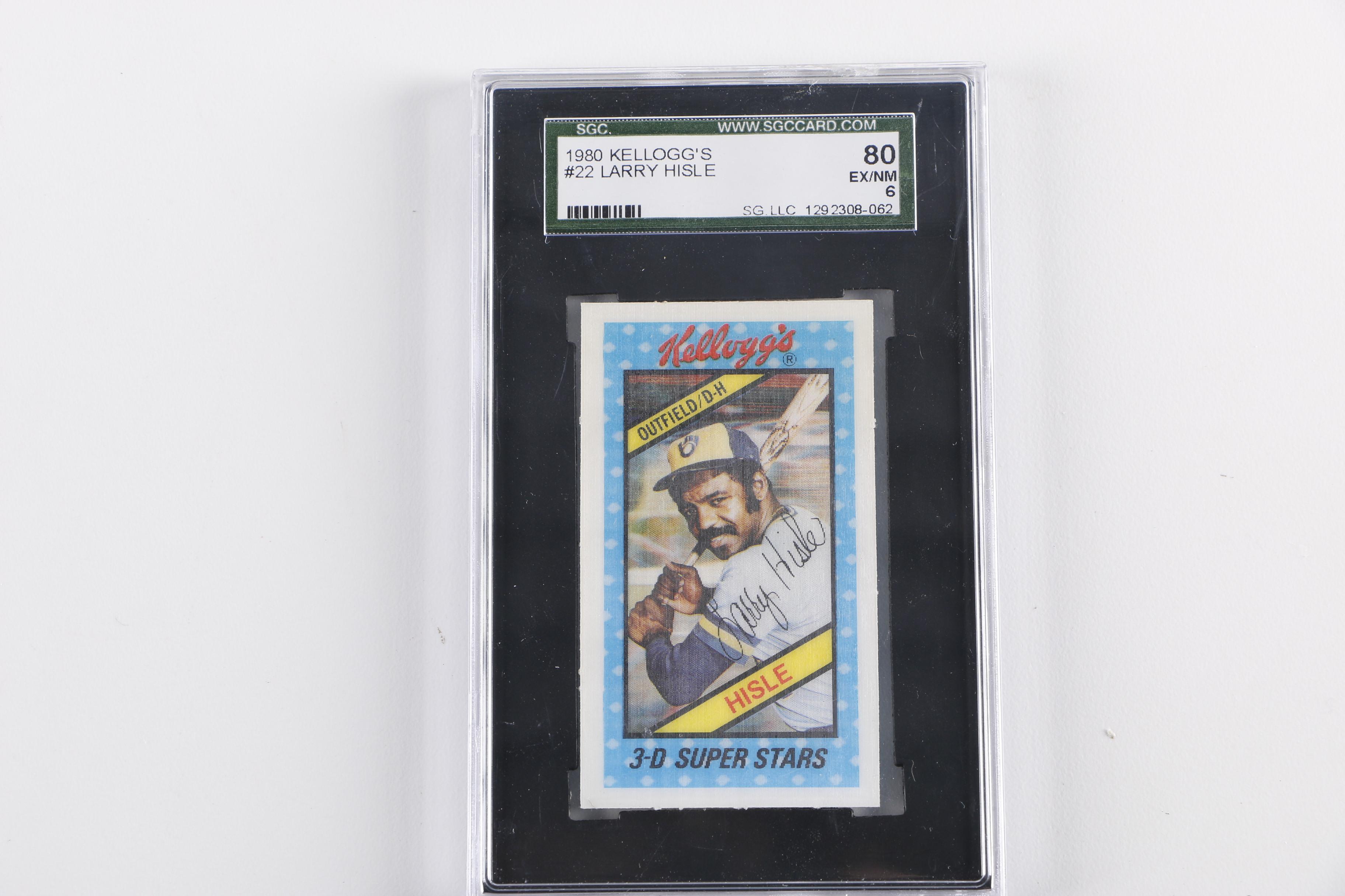 1980 Kellogg's "3D Super Stars" Baseball Cards