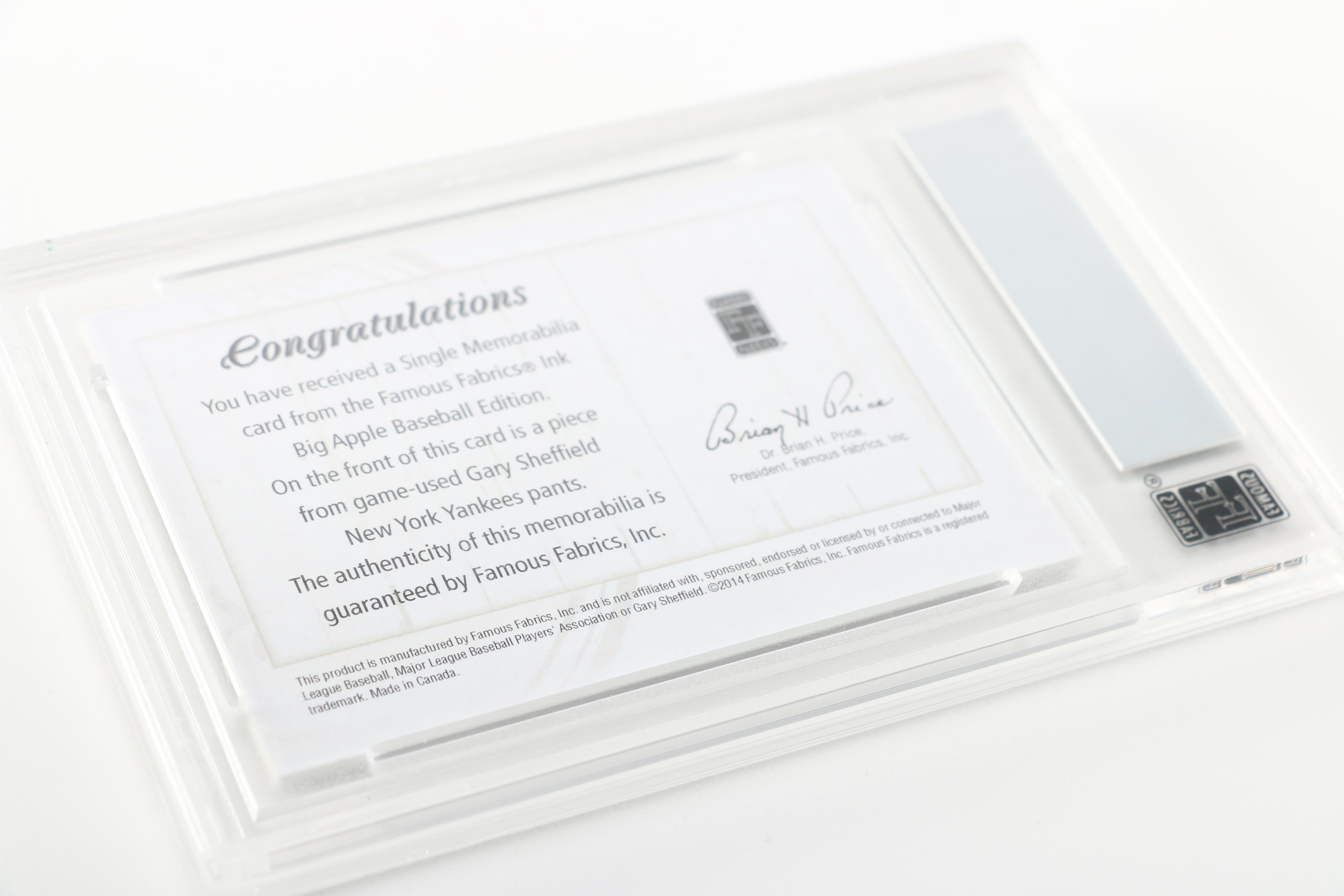 Famous Fabrics "Big Apple" New York Limited Edition Patch Cards