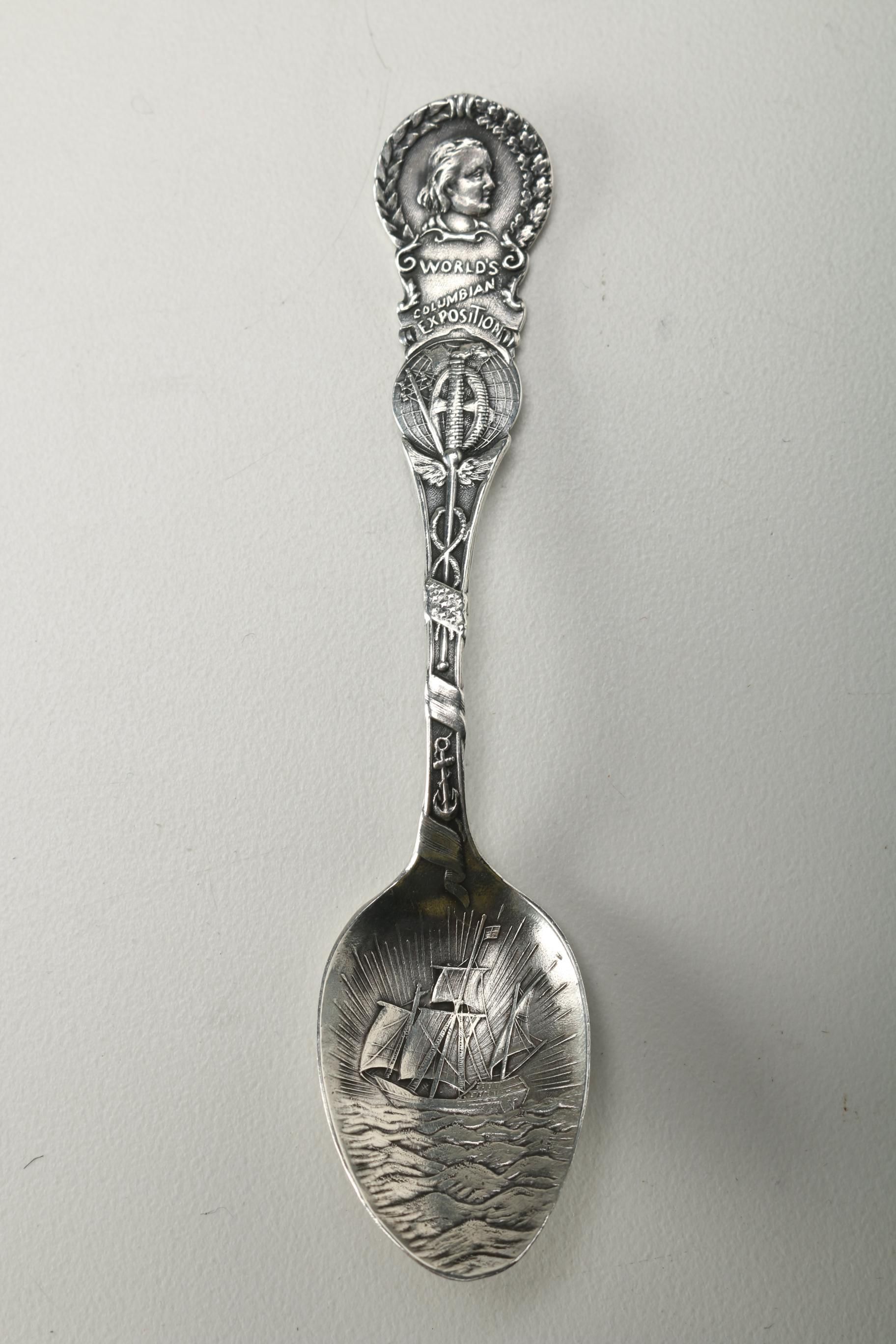 Sterling Silver Flatware Including Souvenir Spoons