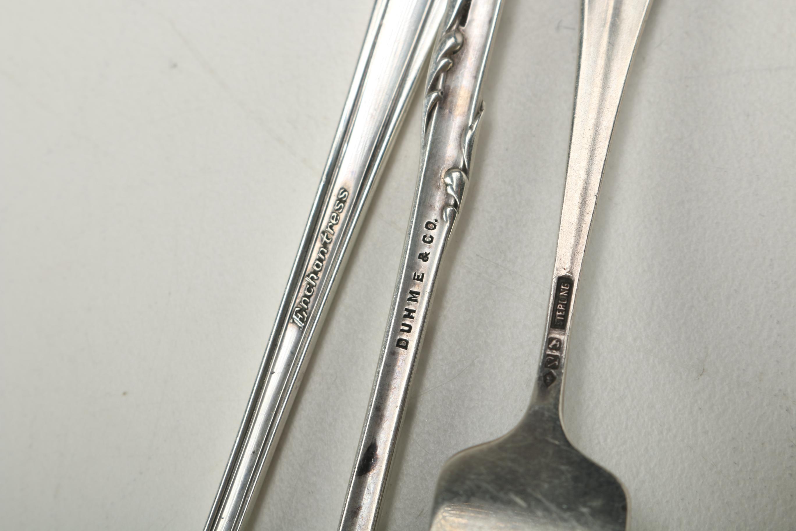 Sterling Silver Flatware Including Souvenir Spoons