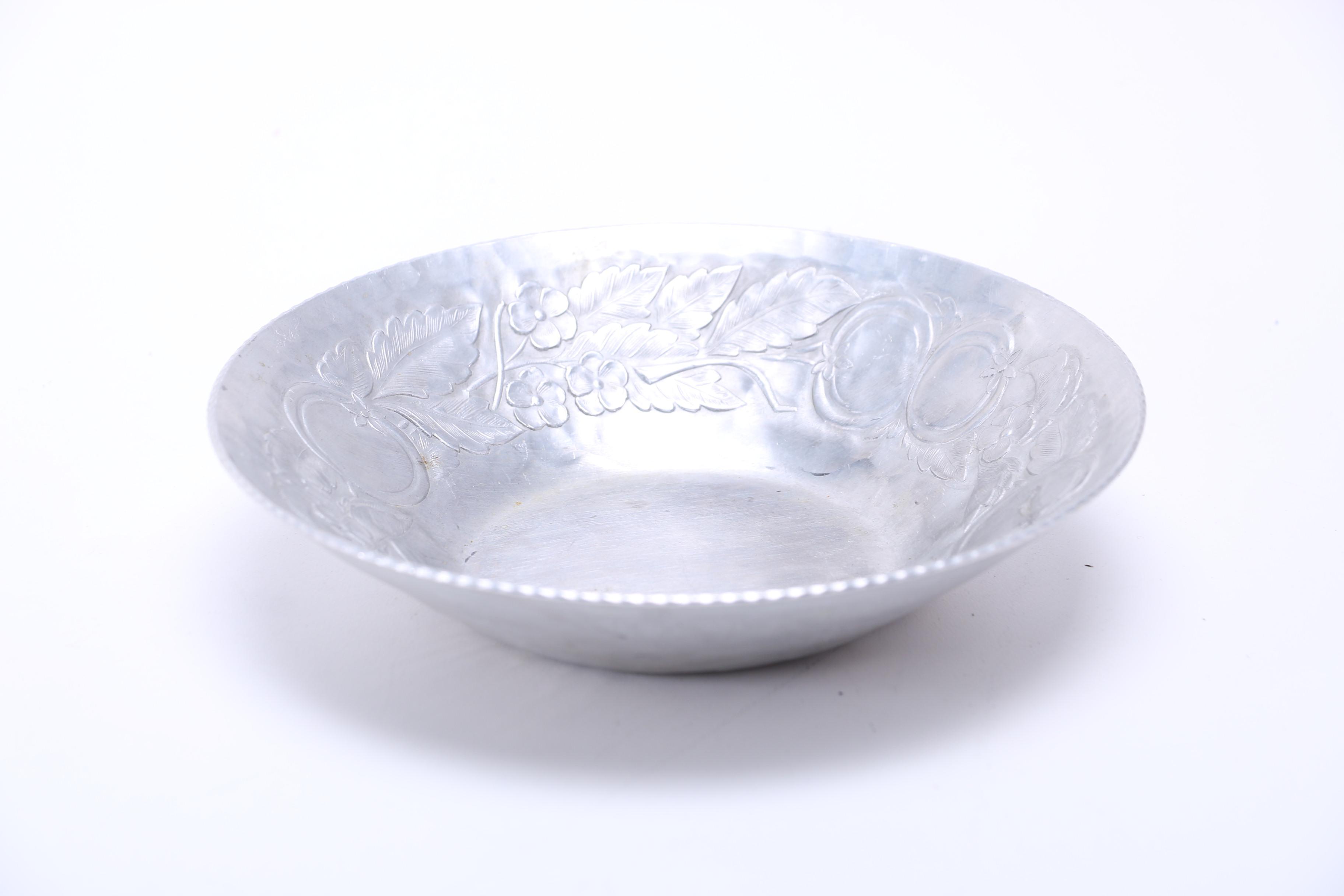 Silver Plate and Aluminum Serving and Décor Pieces Featuring Corbell & Co.