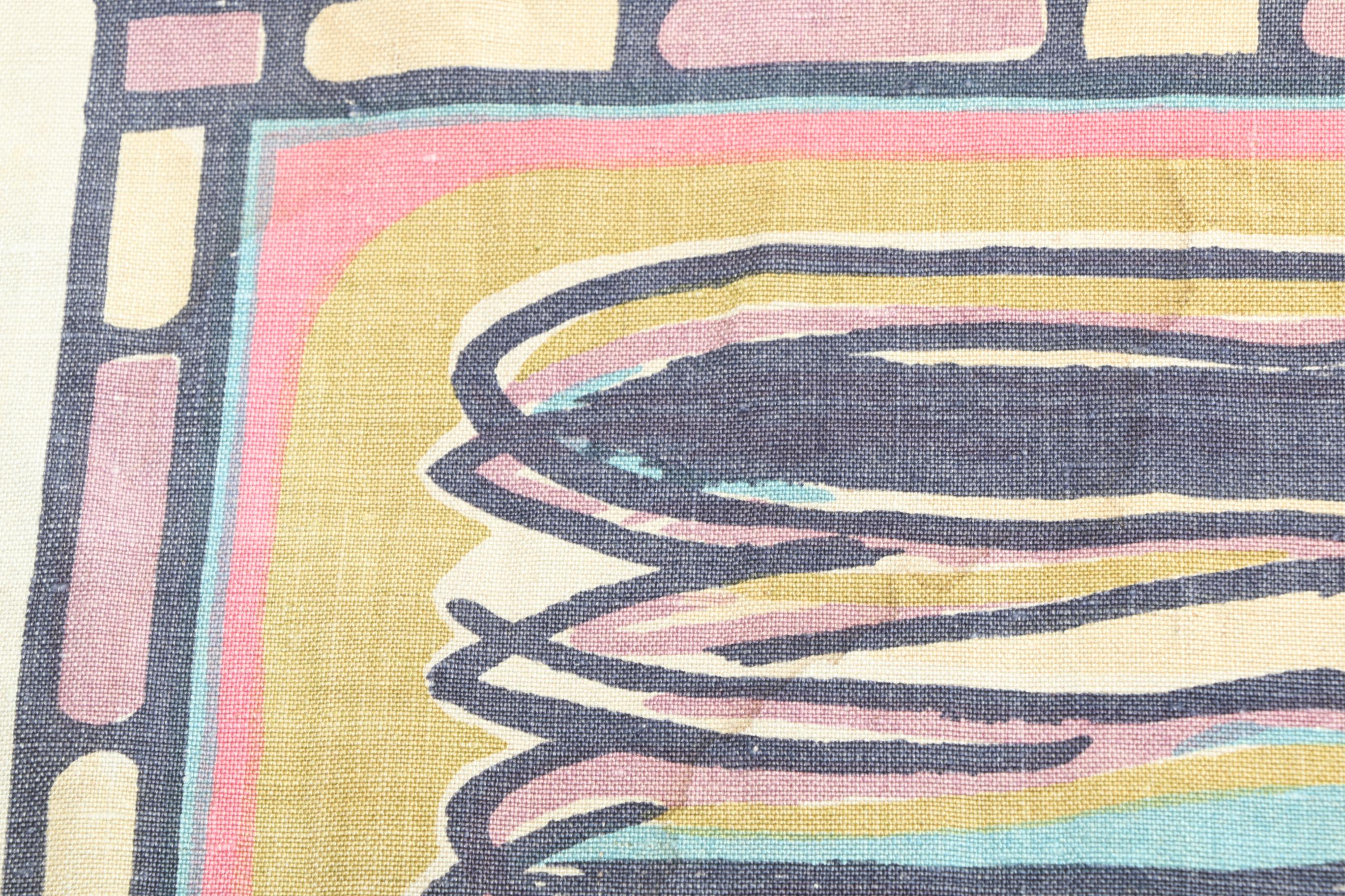 Art Print on Linen Wall Hanging