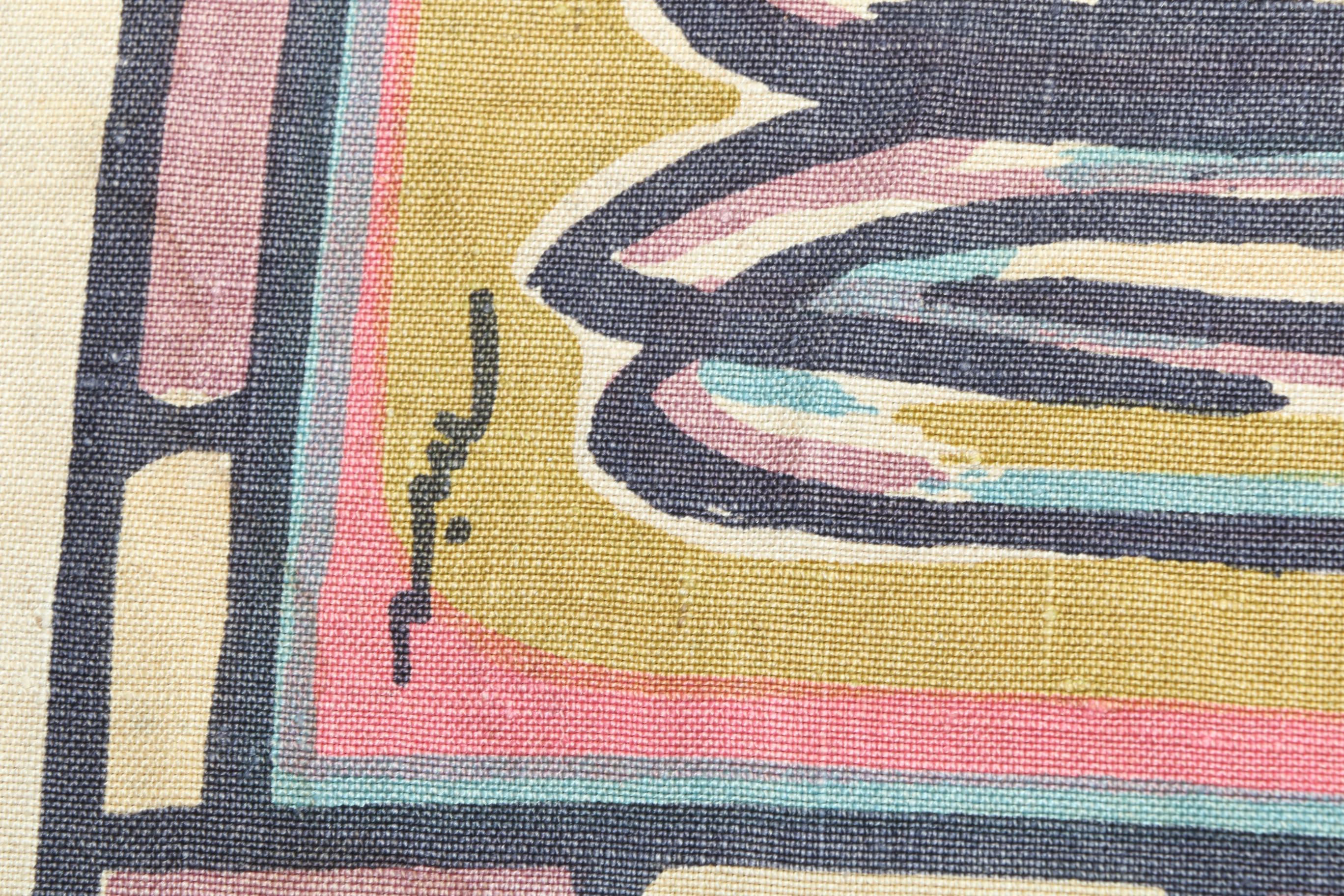 Art Print on Linen Wall Hanging