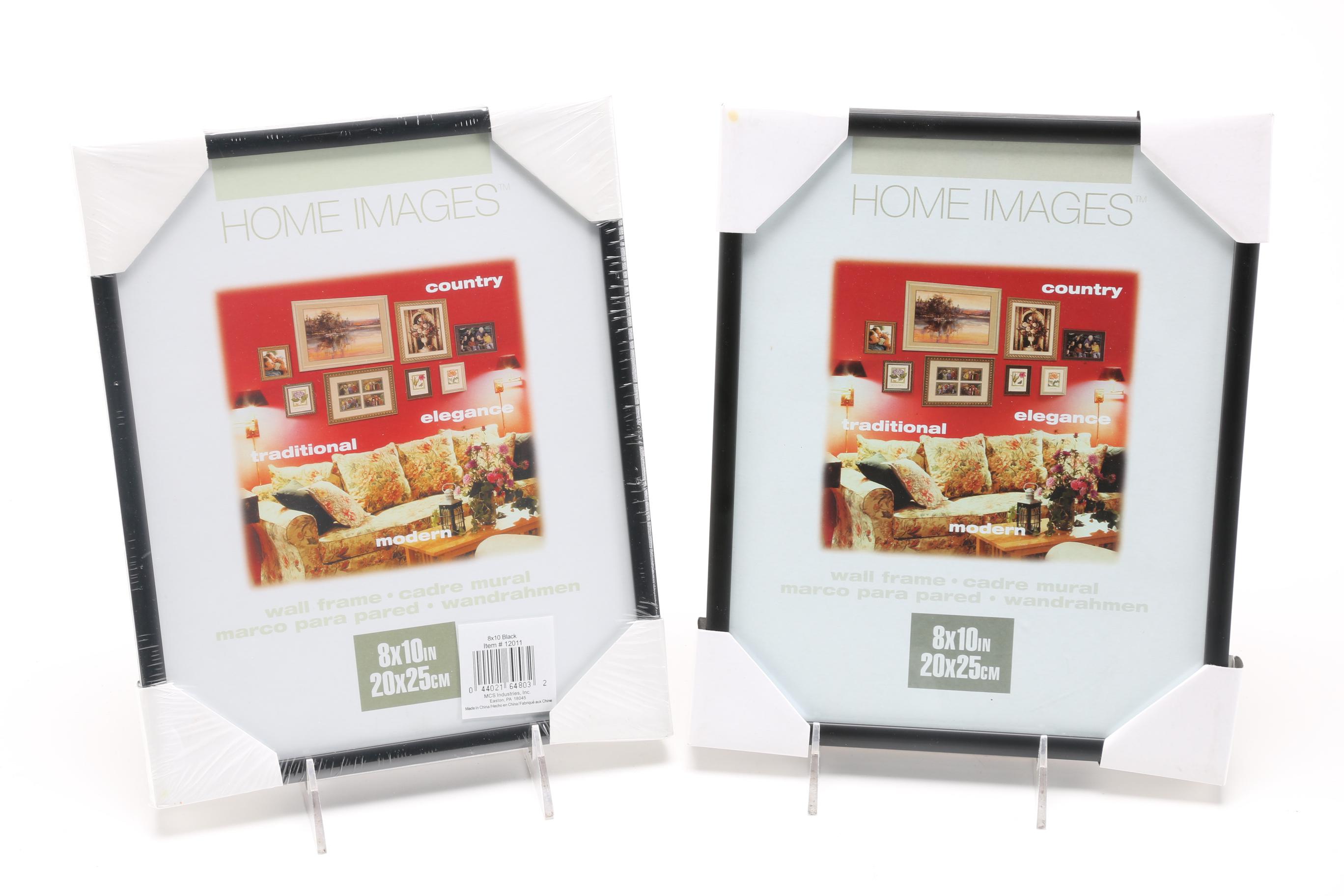 Assorted Wall Picture Frames Featuring Home Images