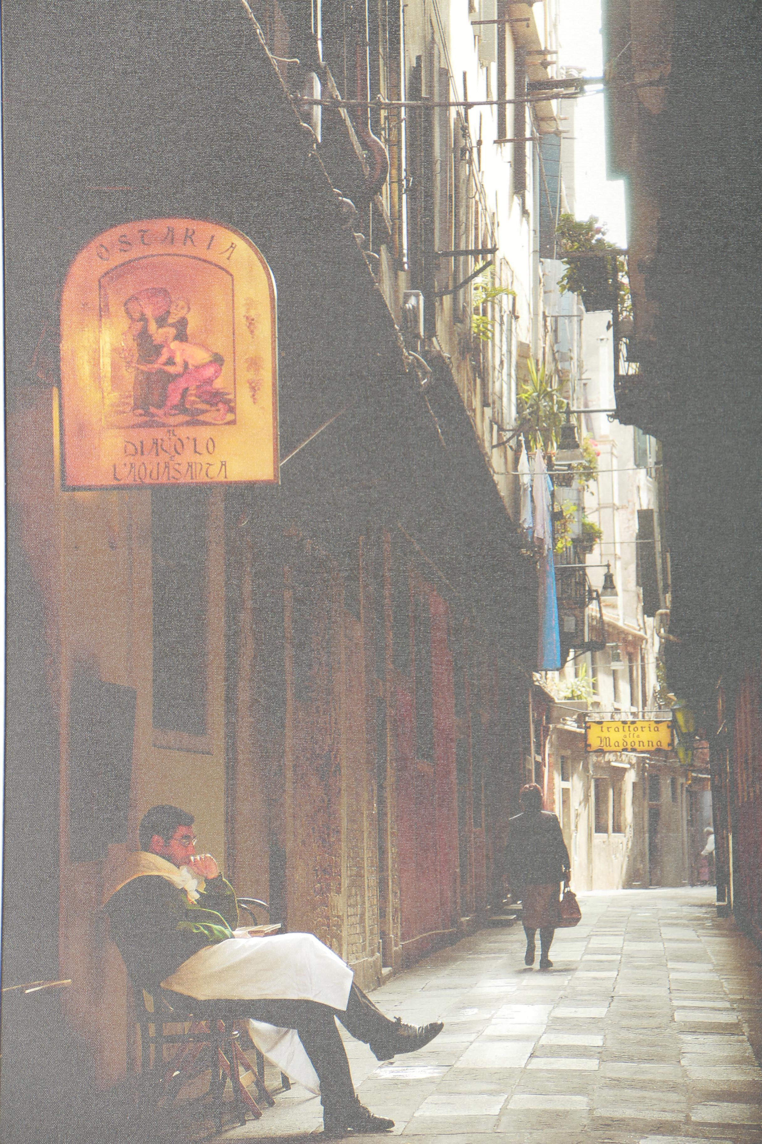 After Copeland Giclée on Canvas of Venice's Calle Della Madonna