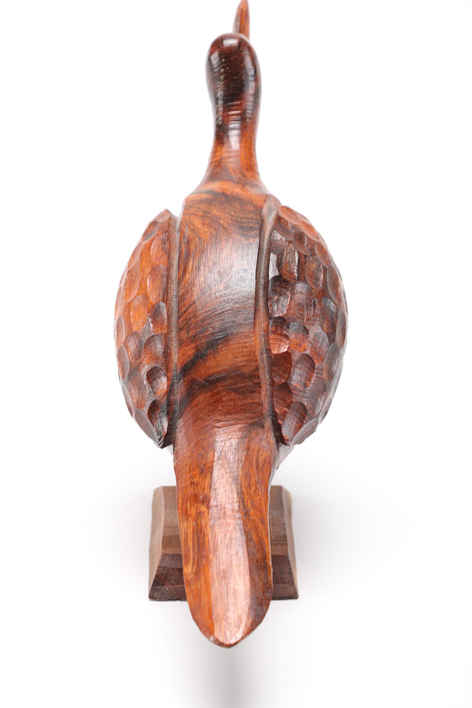 Totems by Ilata Eagle and Small Carved Bird Sculpture