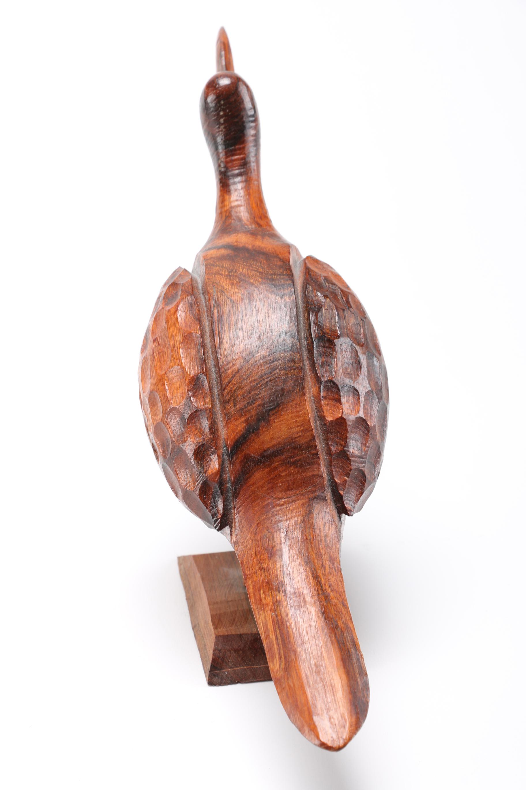 Totems by Ilata Eagle and Small Carved Bird Sculpture