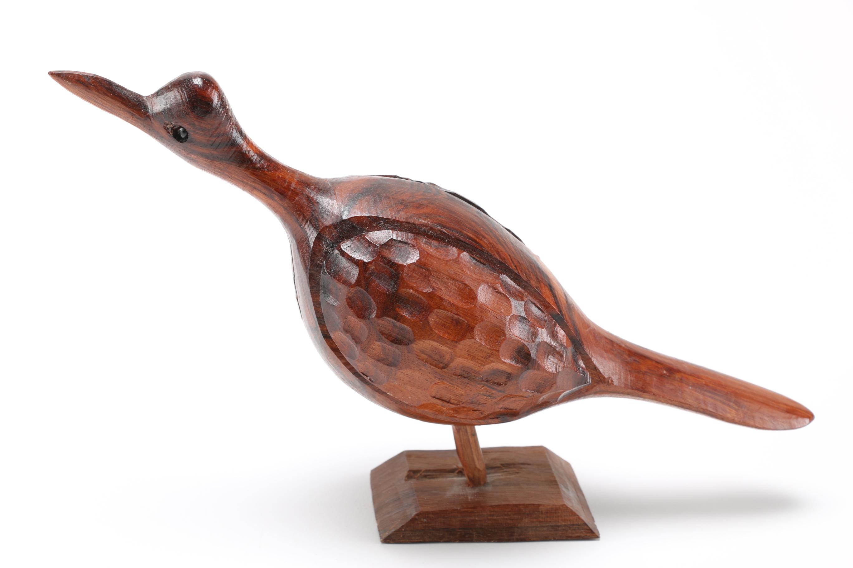 Totems by Ilata Eagle and Small Carved Bird Sculpture