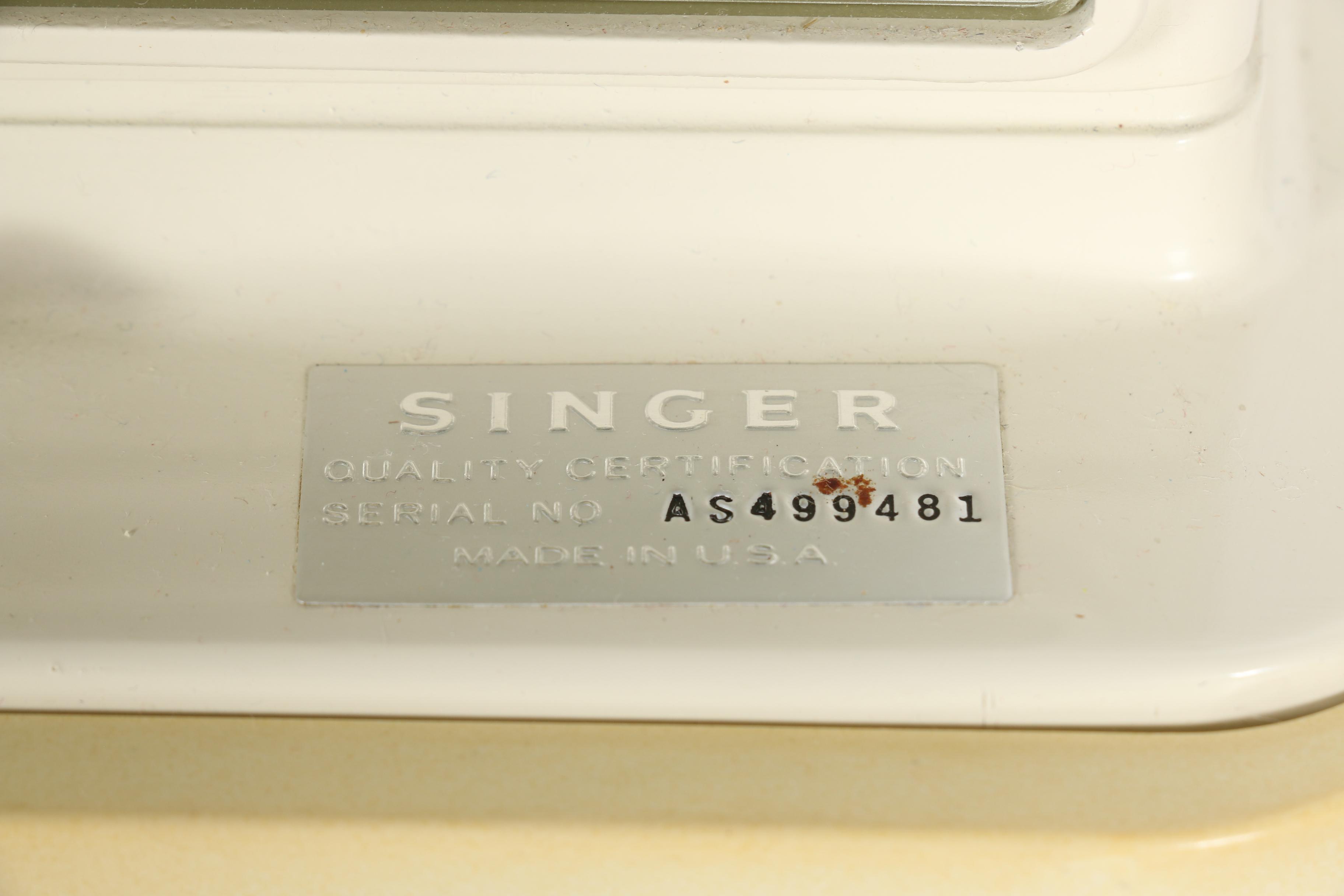 Singer Touch & Sew Special Sewing Machine