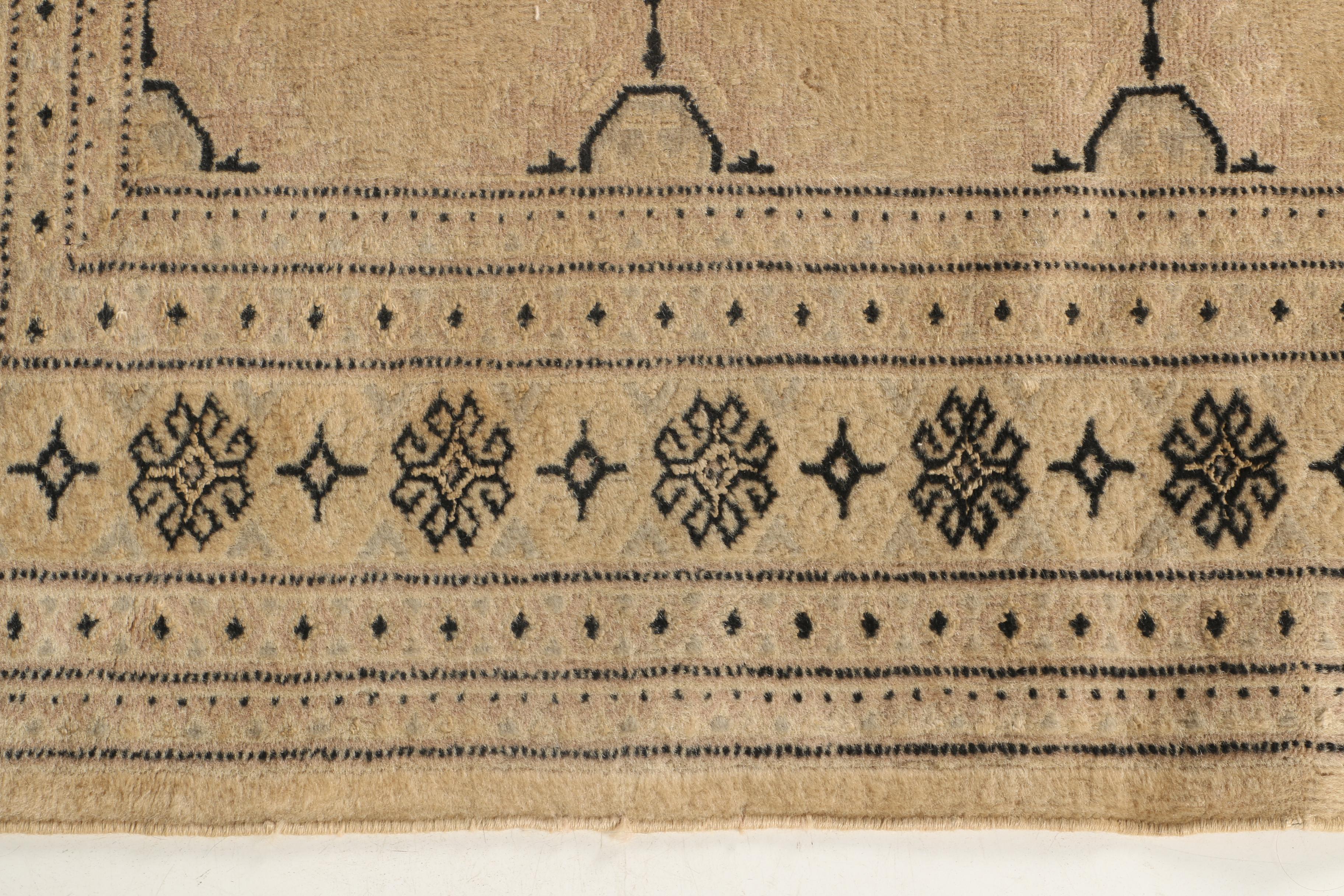 Hand Knotted Bokhara Area Rug