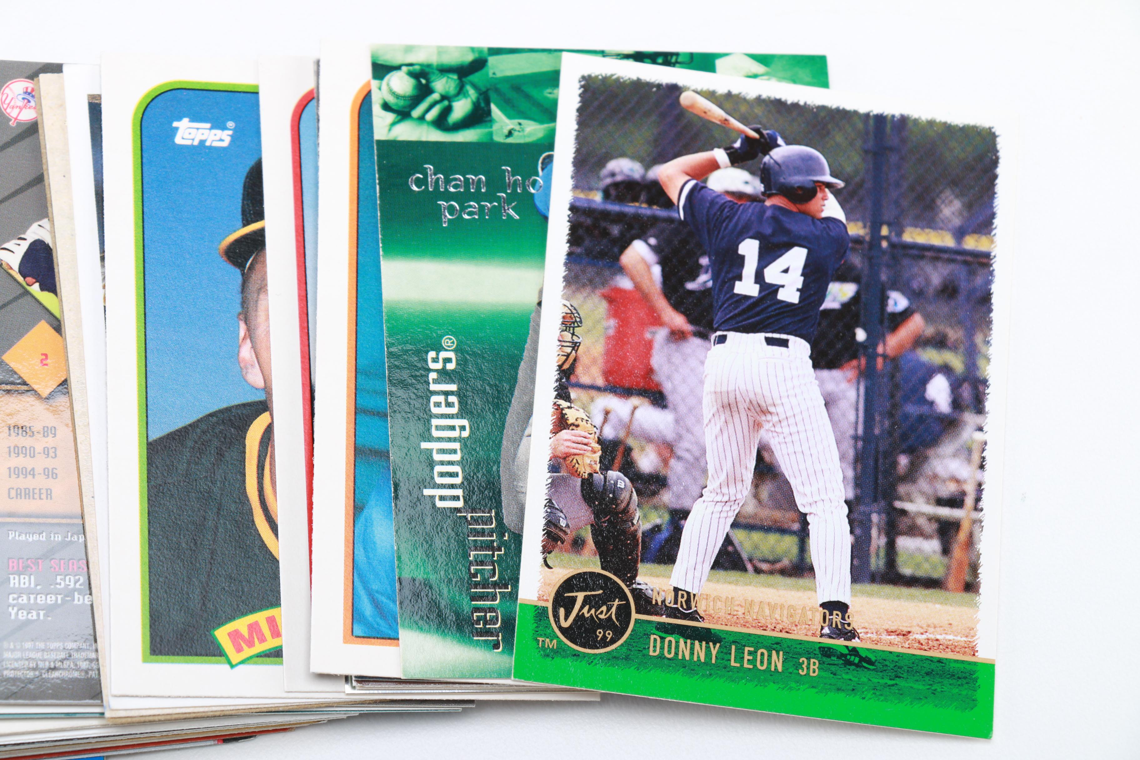 Group of 1980s and 90s Baseball Cards