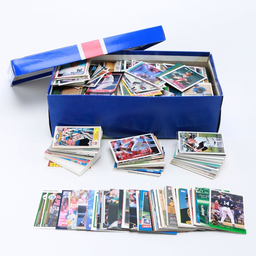 Group of 1980s and 90s Baseball Cards