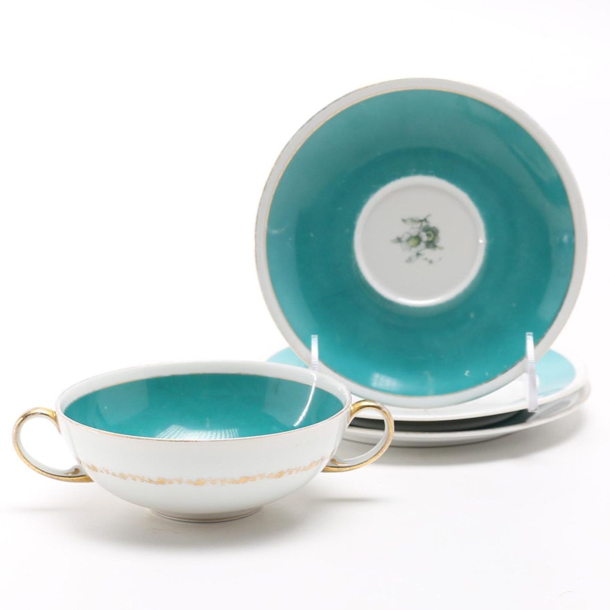 Late 1940s Royal Bayreuth Porcelain Tableware