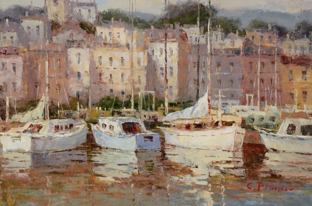 C. Francis Original Oil Painting on Canvas