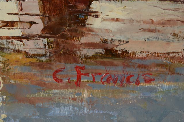 C. Francis Original Oil Painting on Canvas