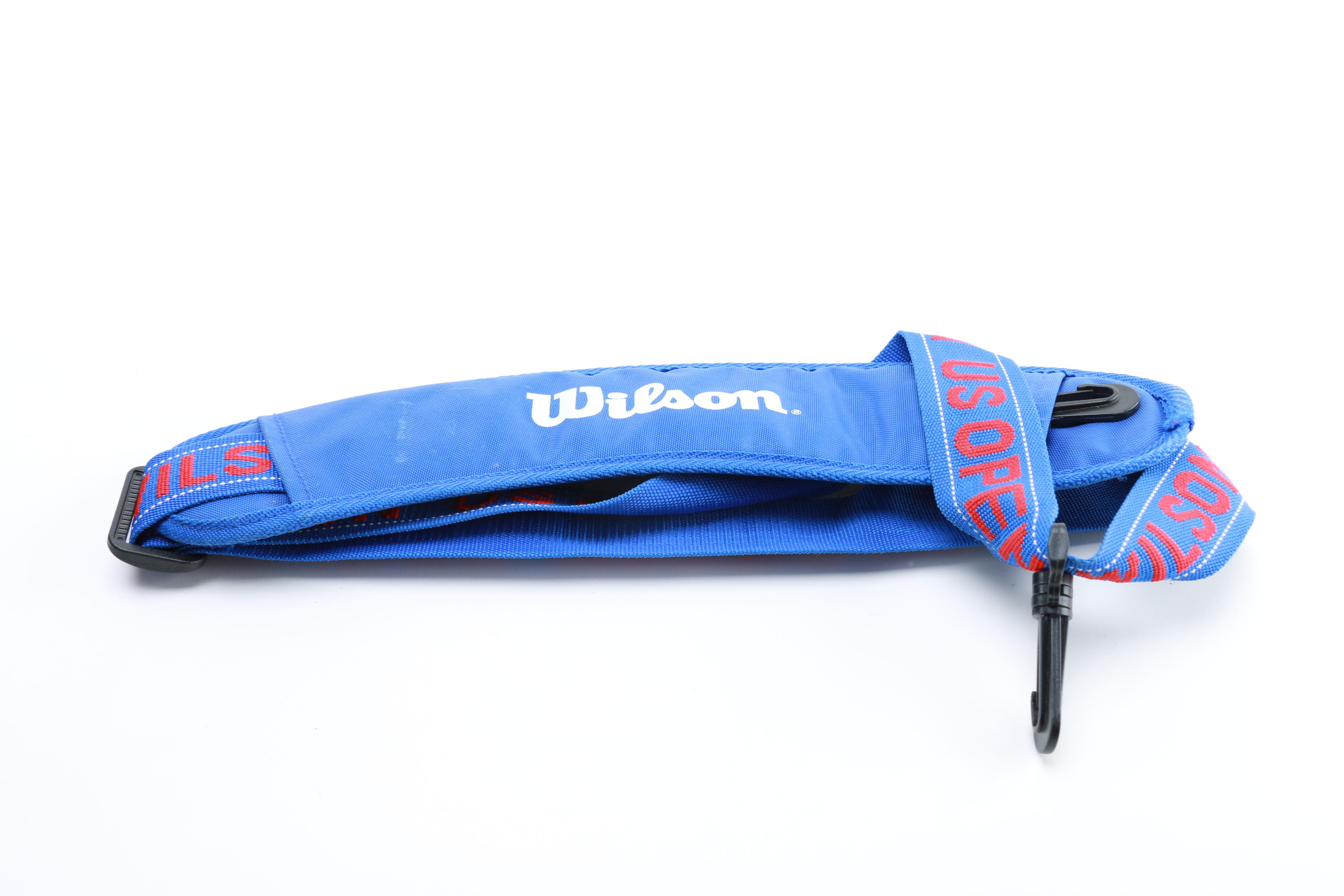 Signed US Open Wilson Tennis Racket Bag