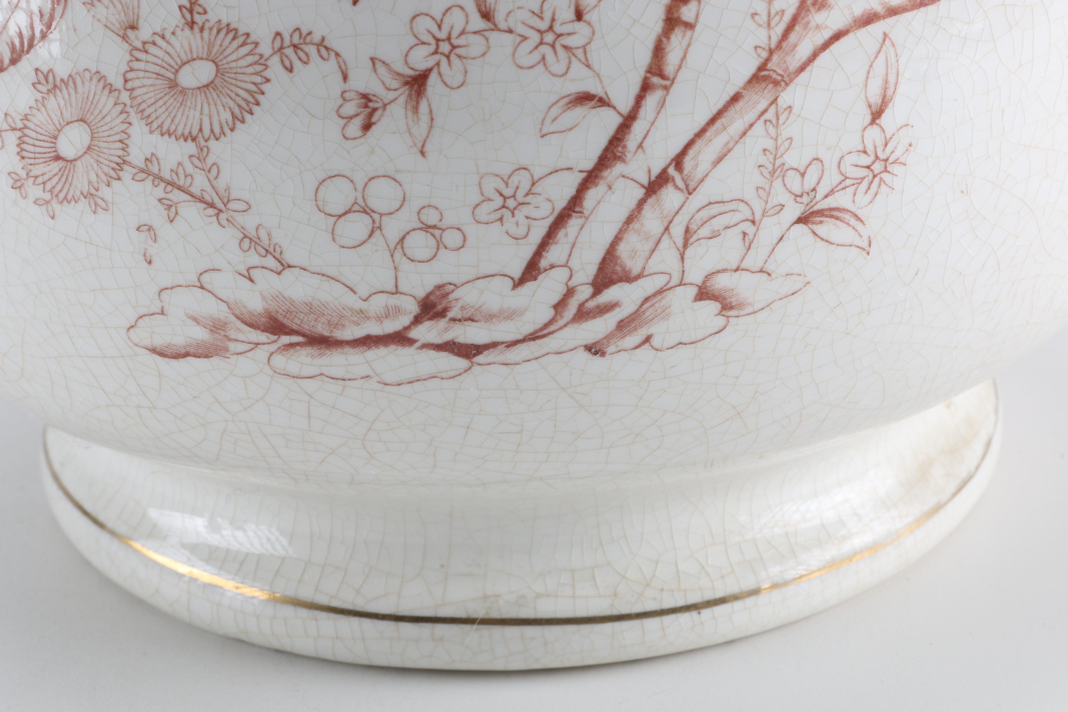 Victorian Transfer Printed Slop Bucket