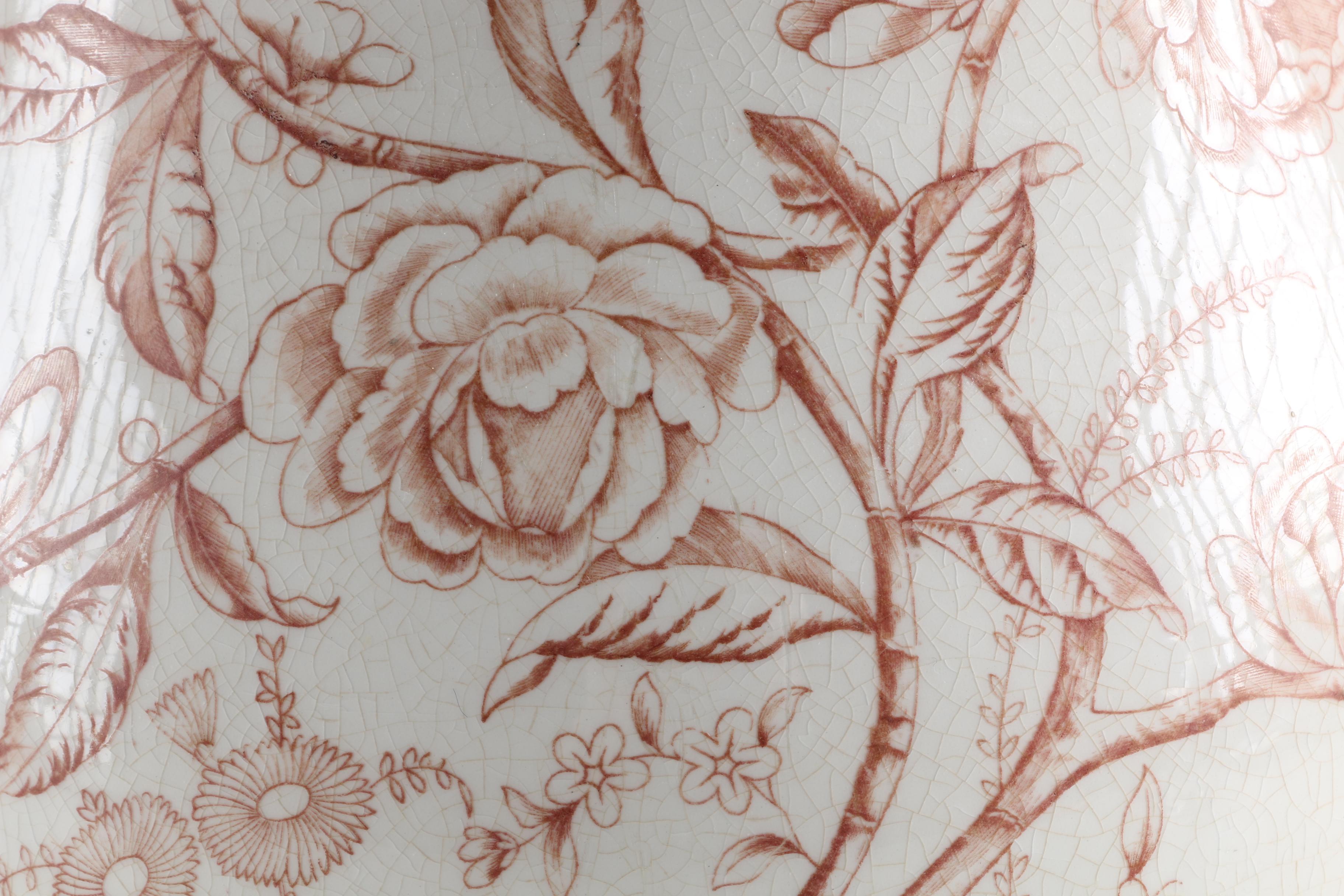 Victorian Transfer Printed Slop Bucket