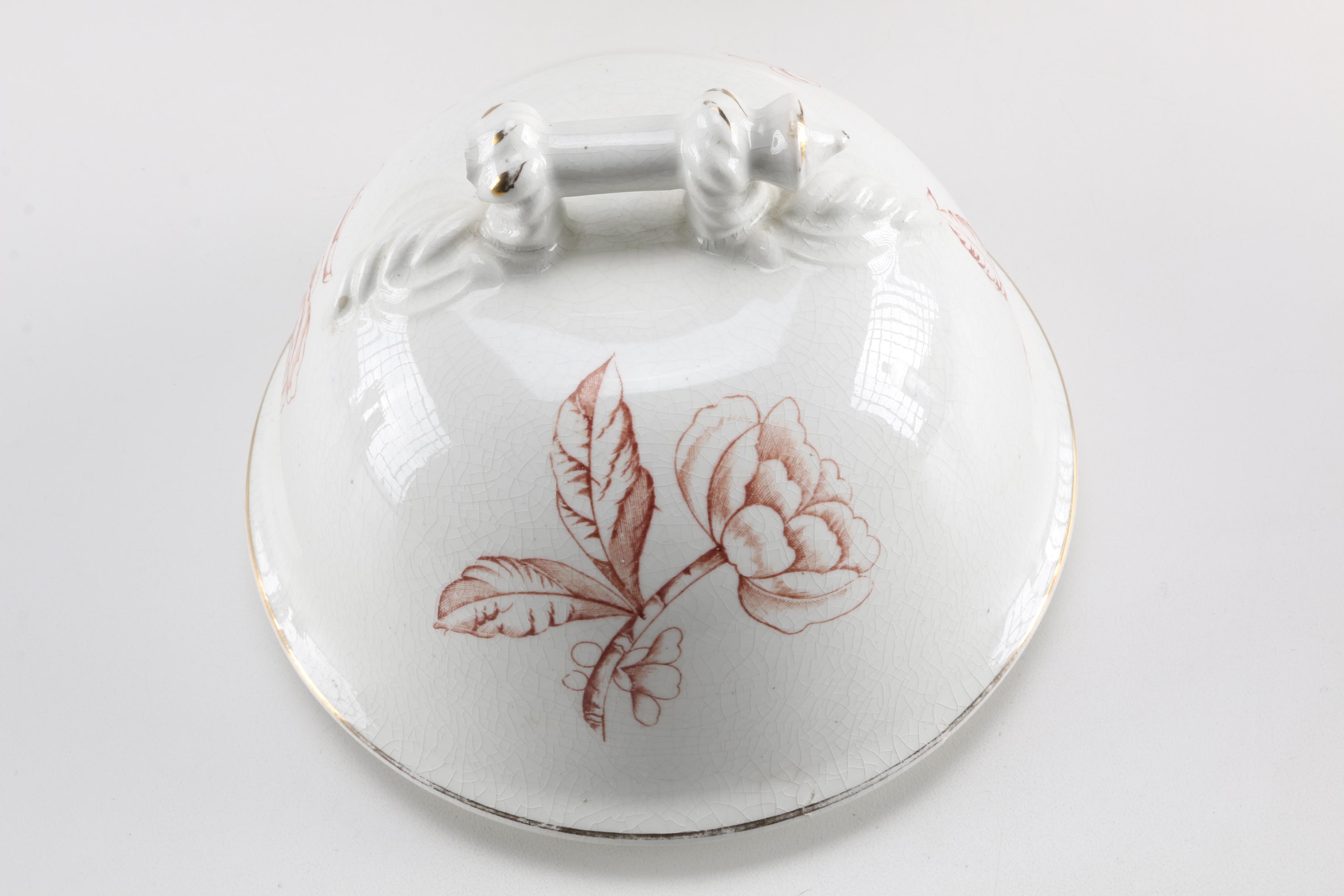 Victorian Transfer Printed Slop Bucket