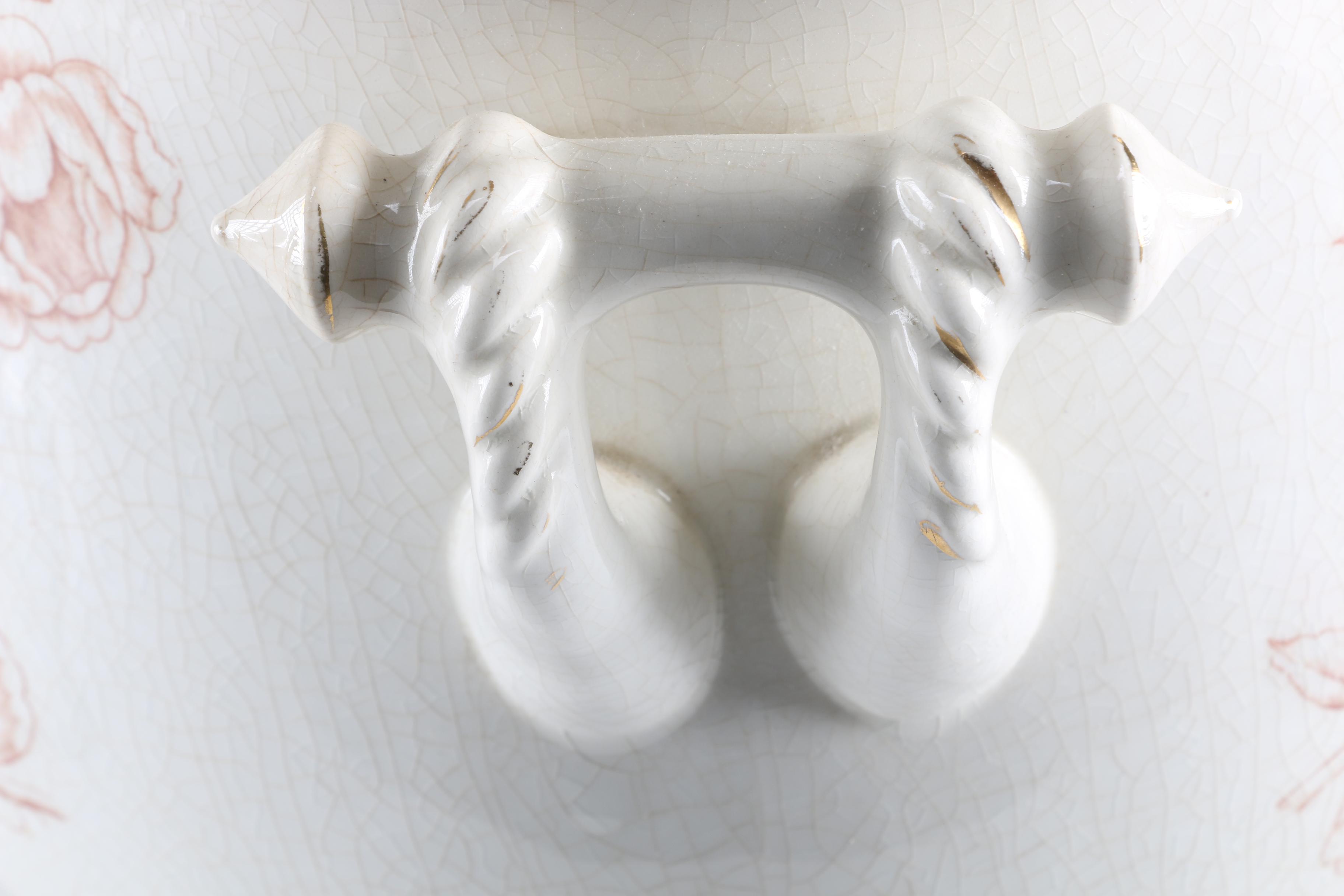 Victorian Transfer Printed Slop Bucket