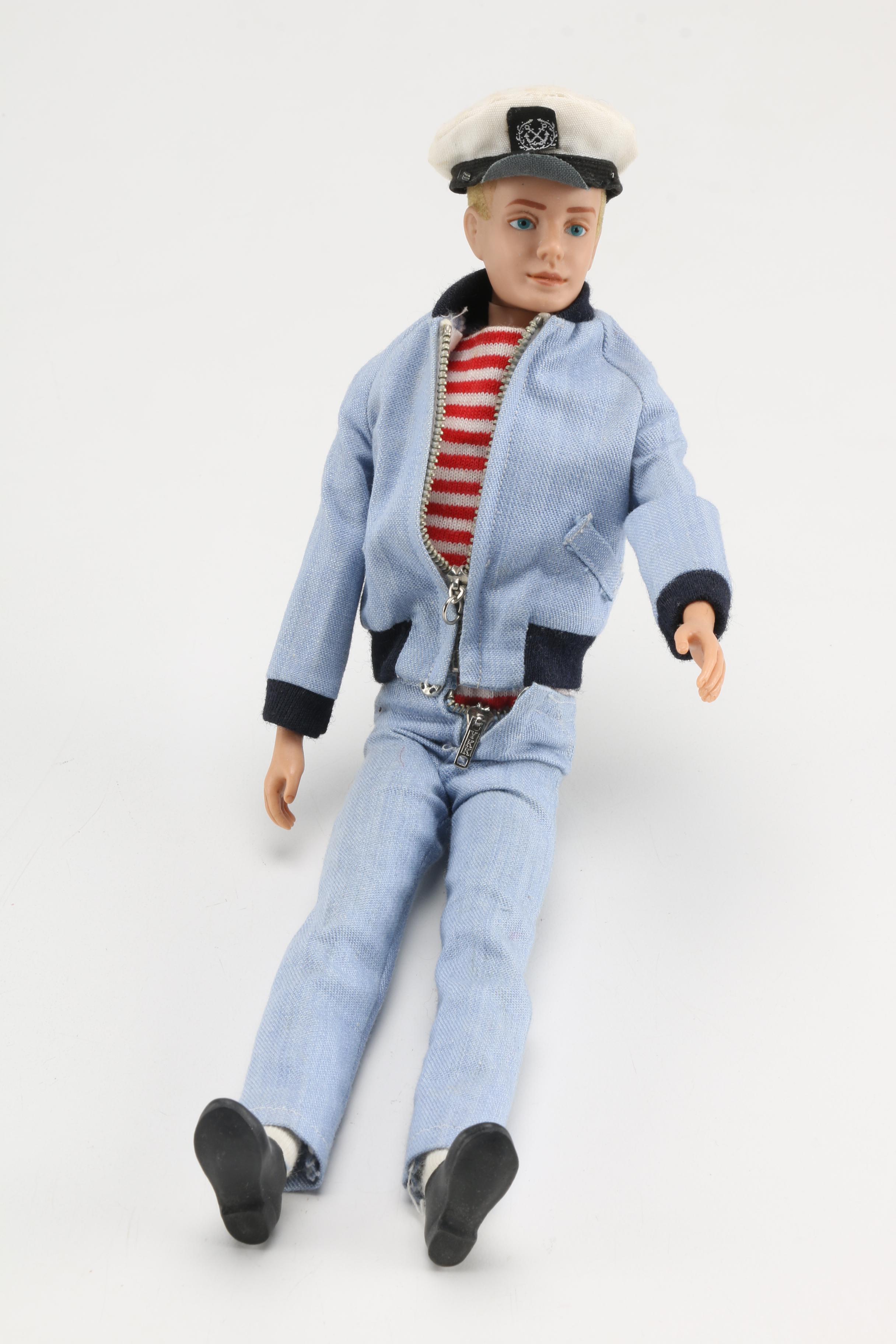 Original 1961 Ken Doll with 1964 Irwin Speed Boat