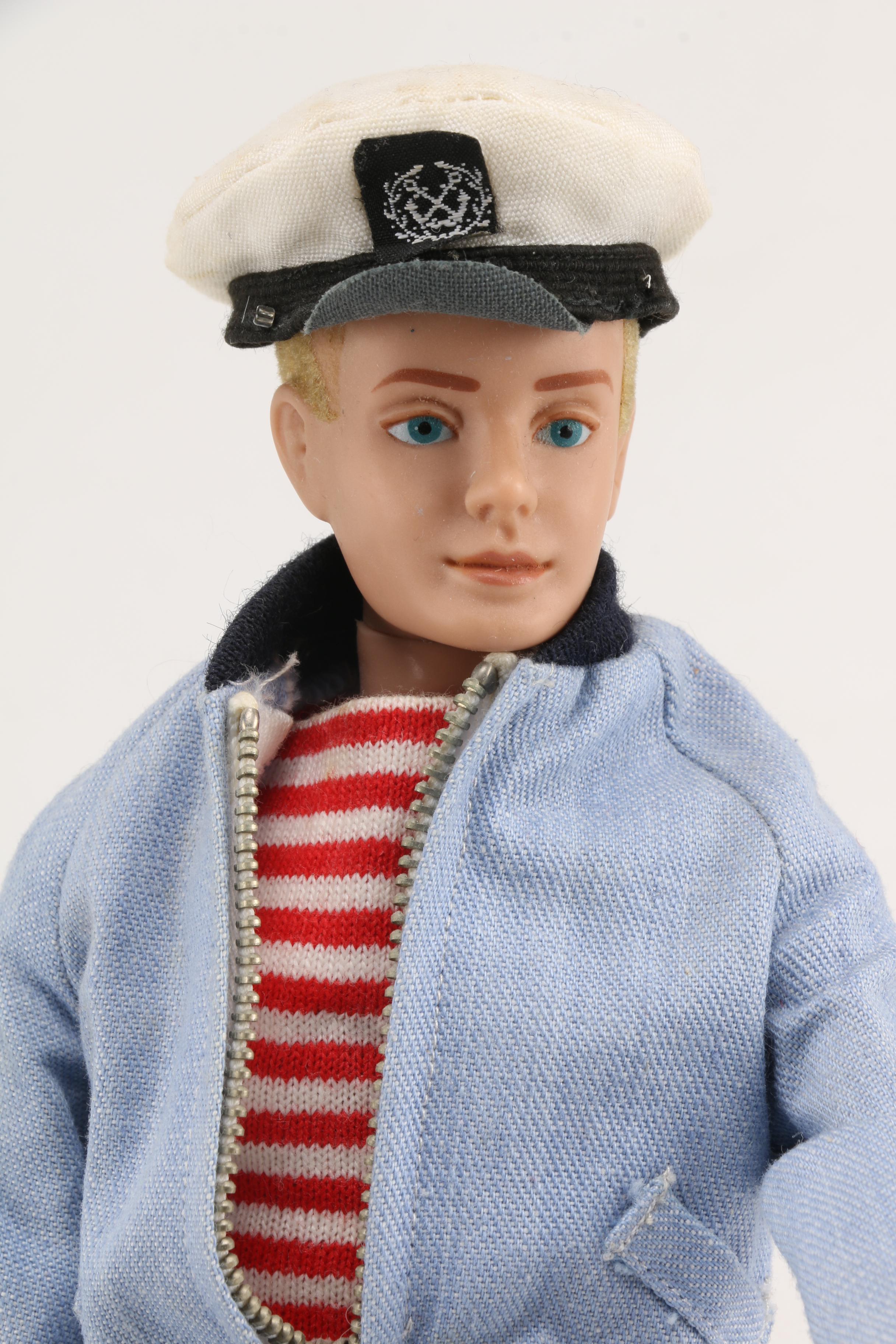 Original 1961 Ken Doll with 1964 Irwin Speed Boat