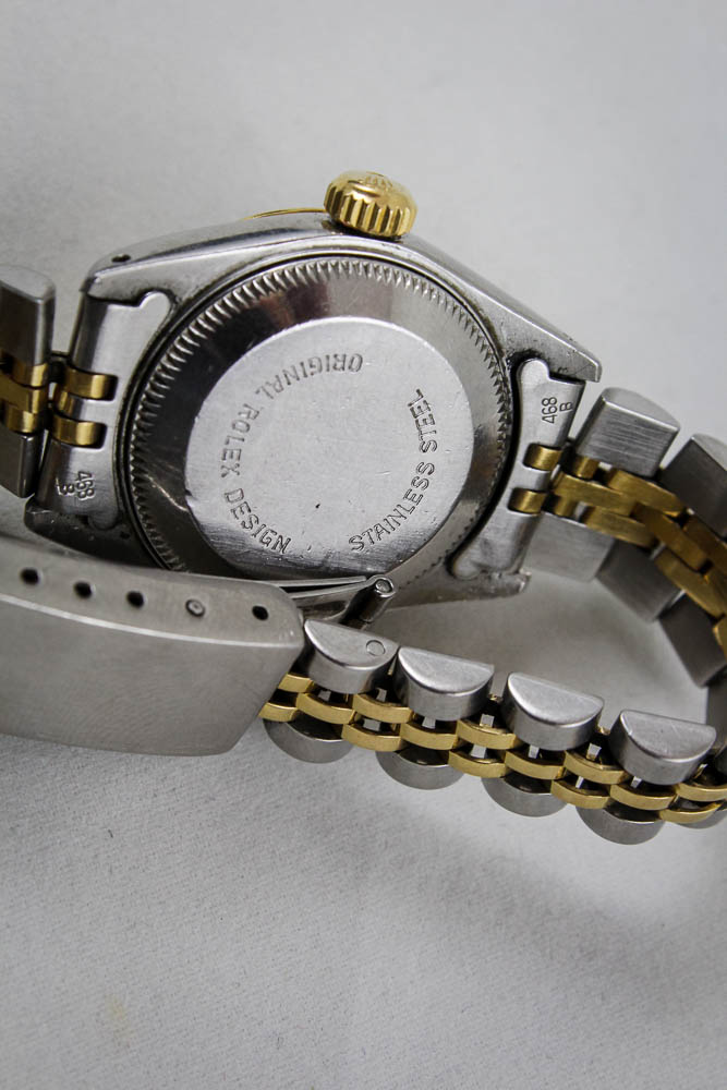 Women's Rolex 18K Yellow Gold Two-Tone Datejust Watch