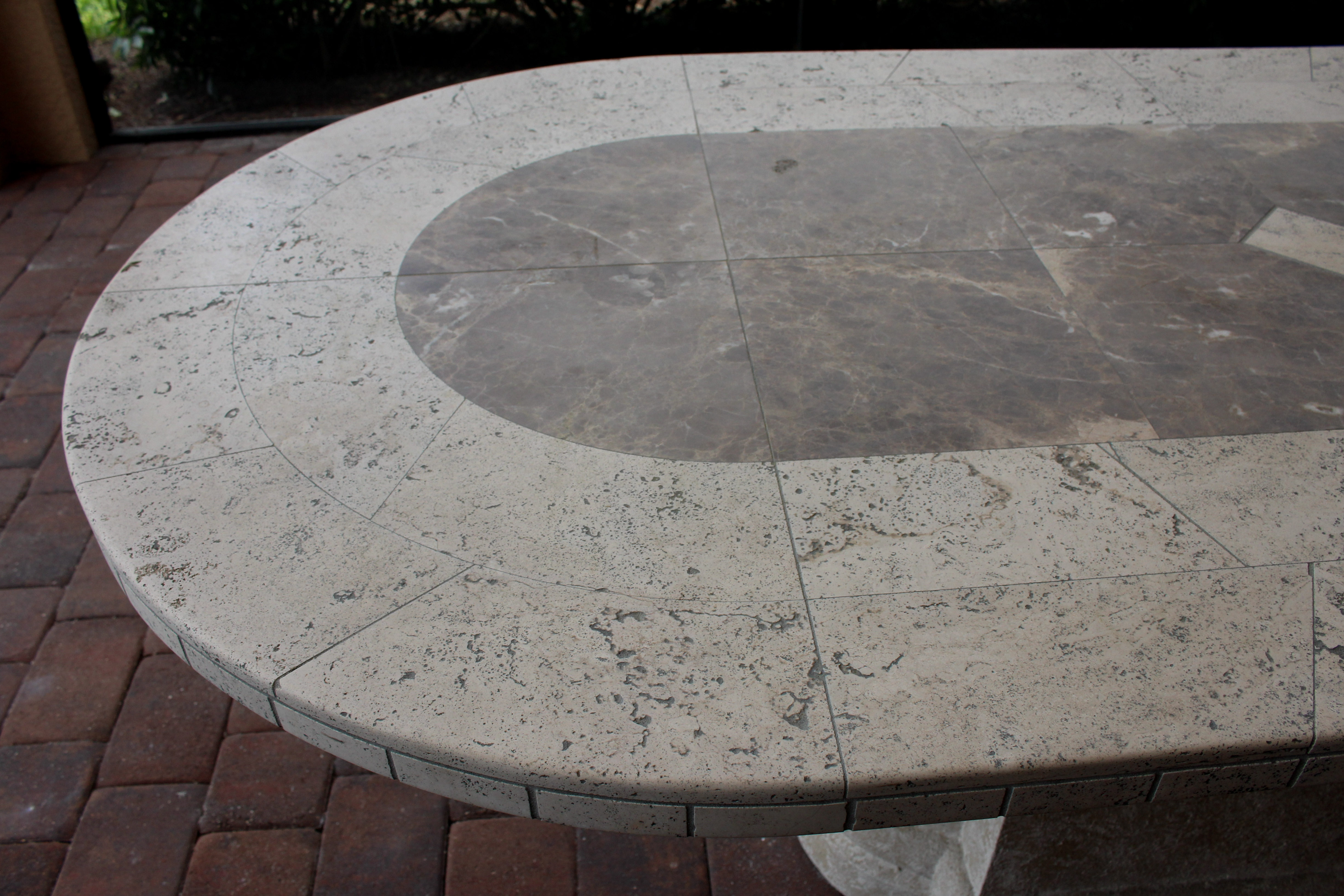 Ancient Mosaics Studio Patio Table and Cast Classics Chair Set