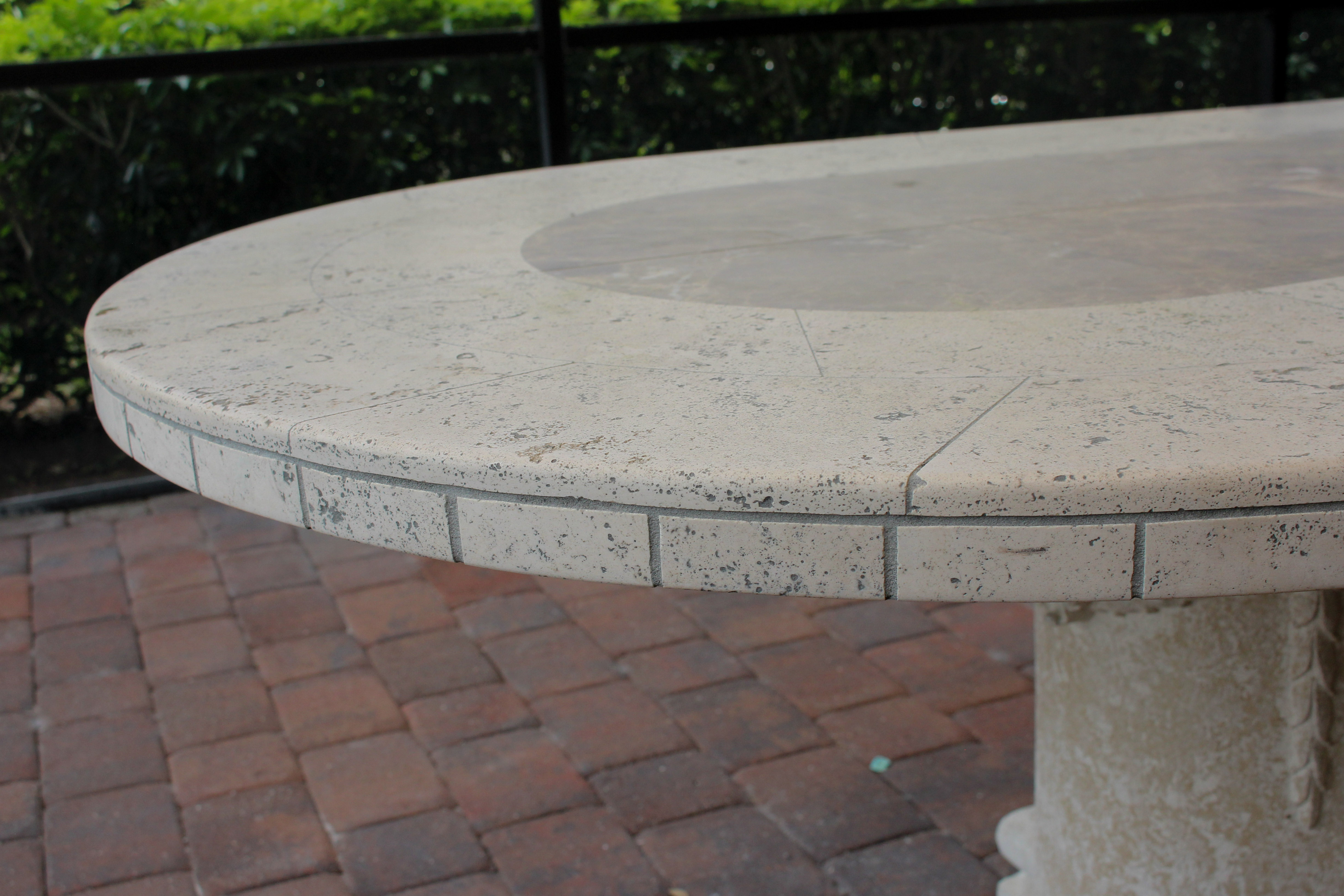 Ancient Mosaics Studio Patio Table and Cast Classics Chair Set