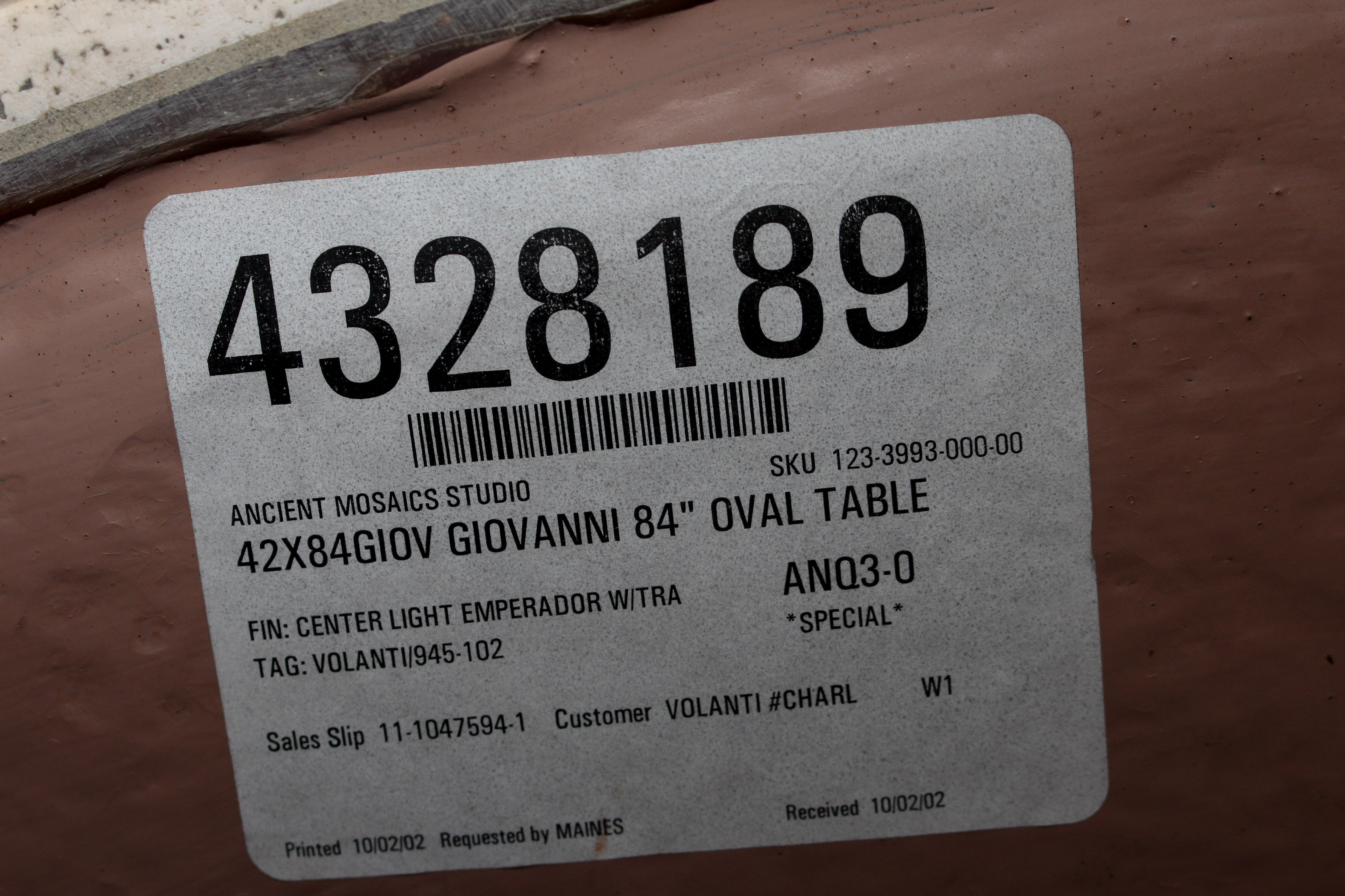 Ancient Mosaics Studio Patio Table and Cast Classics Chair Set