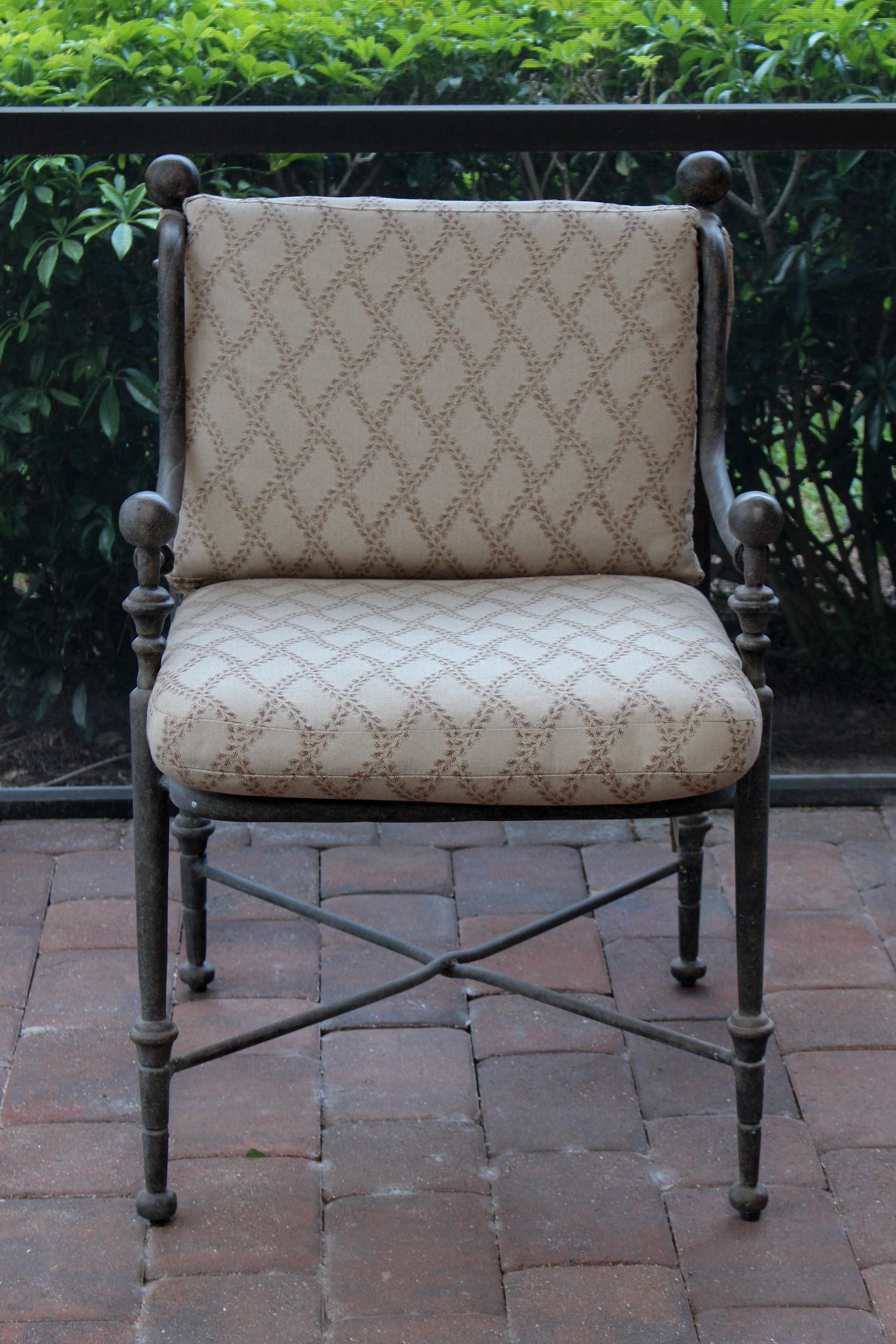 Ancient Mosaics Studio Patio Table and Cast Classics Chair Set