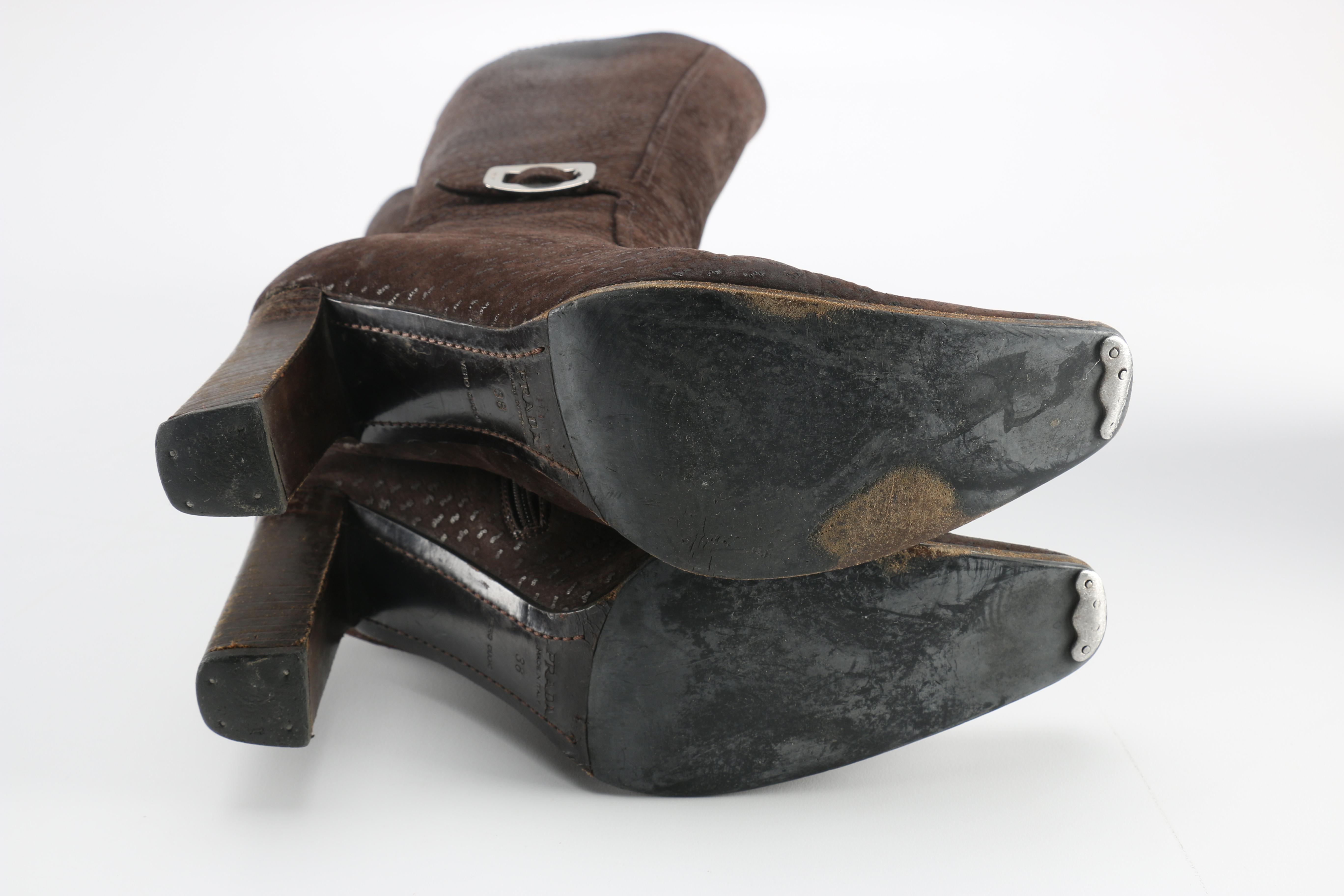 Two Pairs of Prada Boots