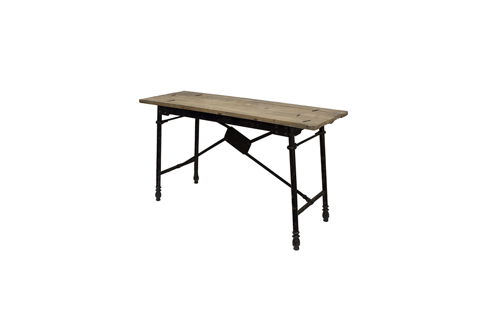 Wood and Metal Table